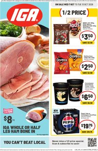 IGA catalogue from 07/10/2026 IGA catalogue