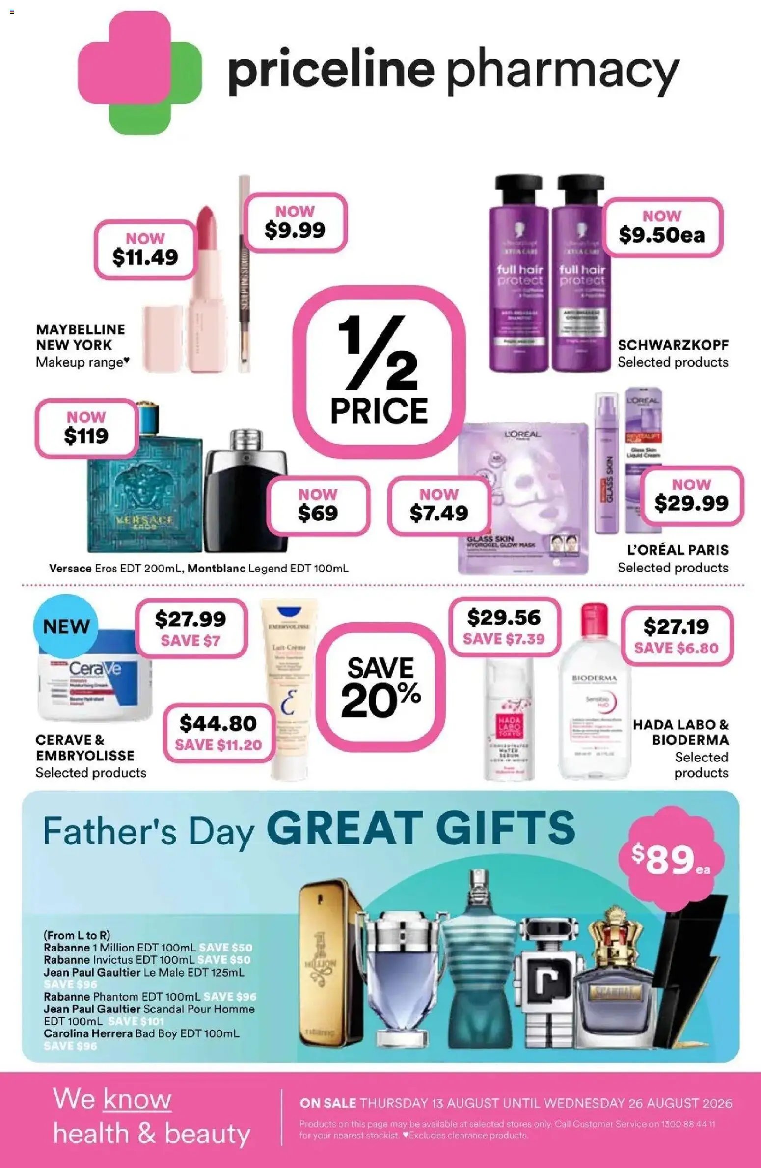 Priceline Pharmacy catalogue from 13/08/2026 Priceline Pharmacy catalogue Calamvale