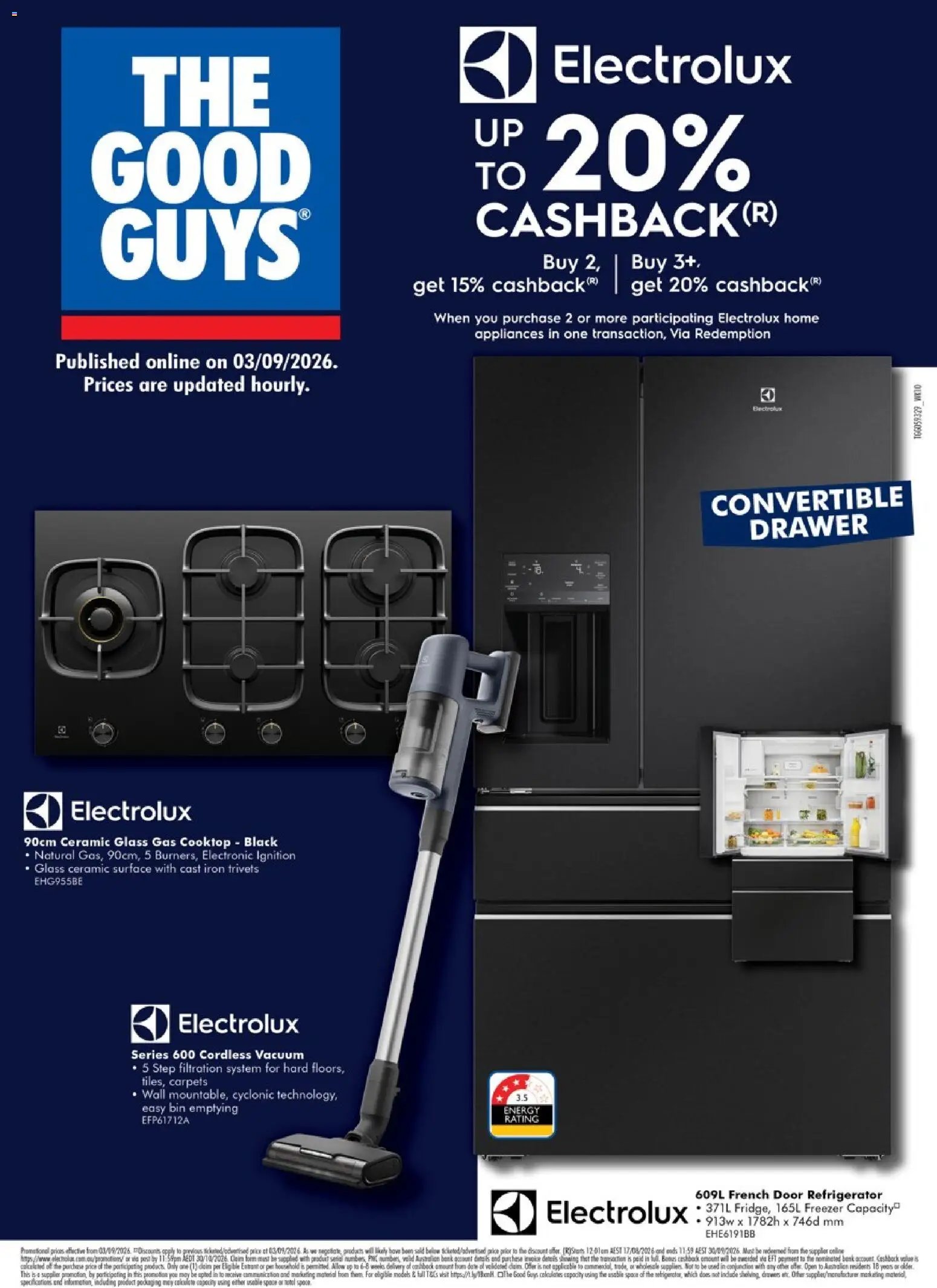 The Good Guys catalogue from 03/09/2026 The Good Guys Electrolux