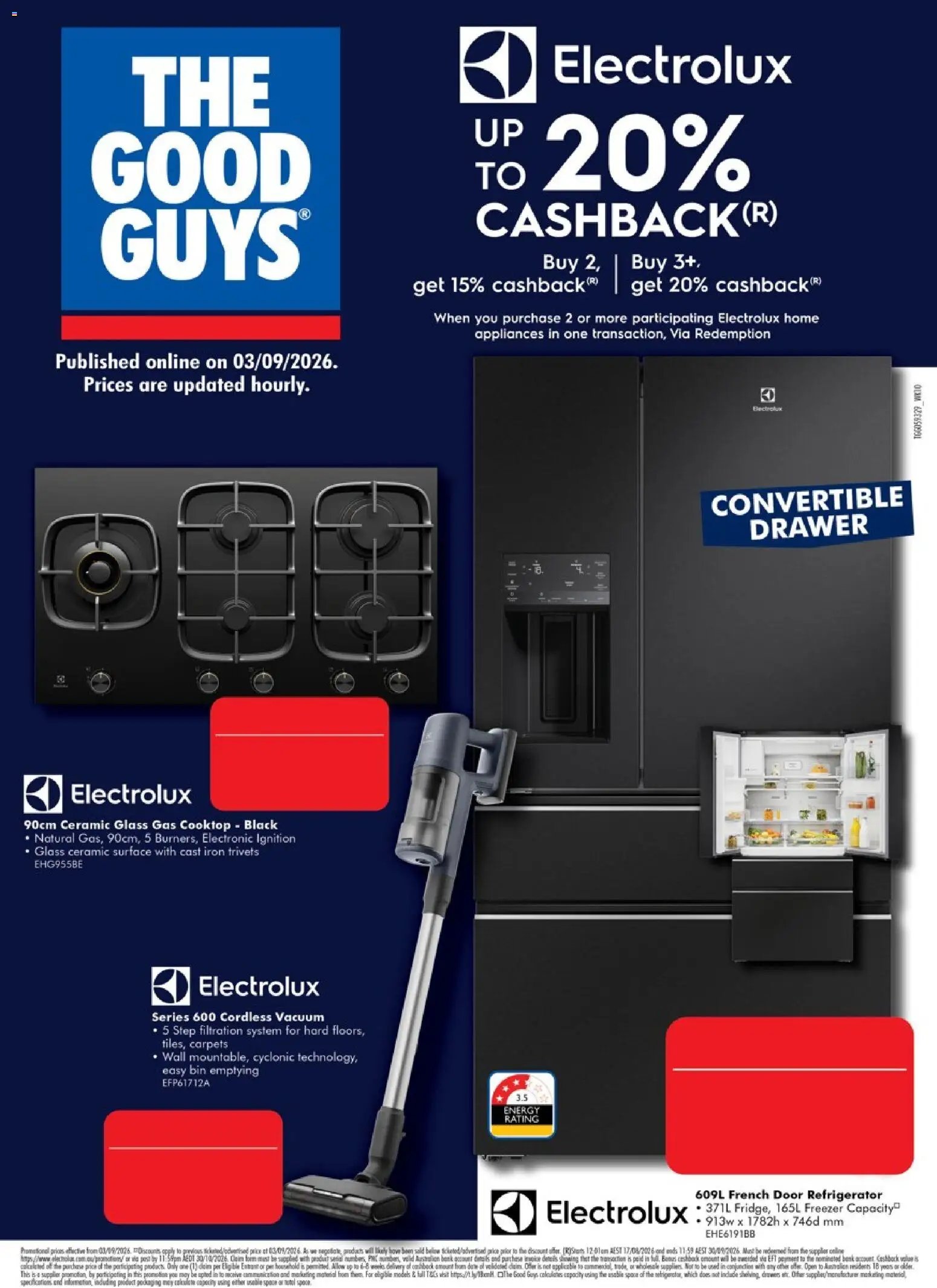 The Good Guys catalogue from 03/09/2026 The Good Guys Electrolux