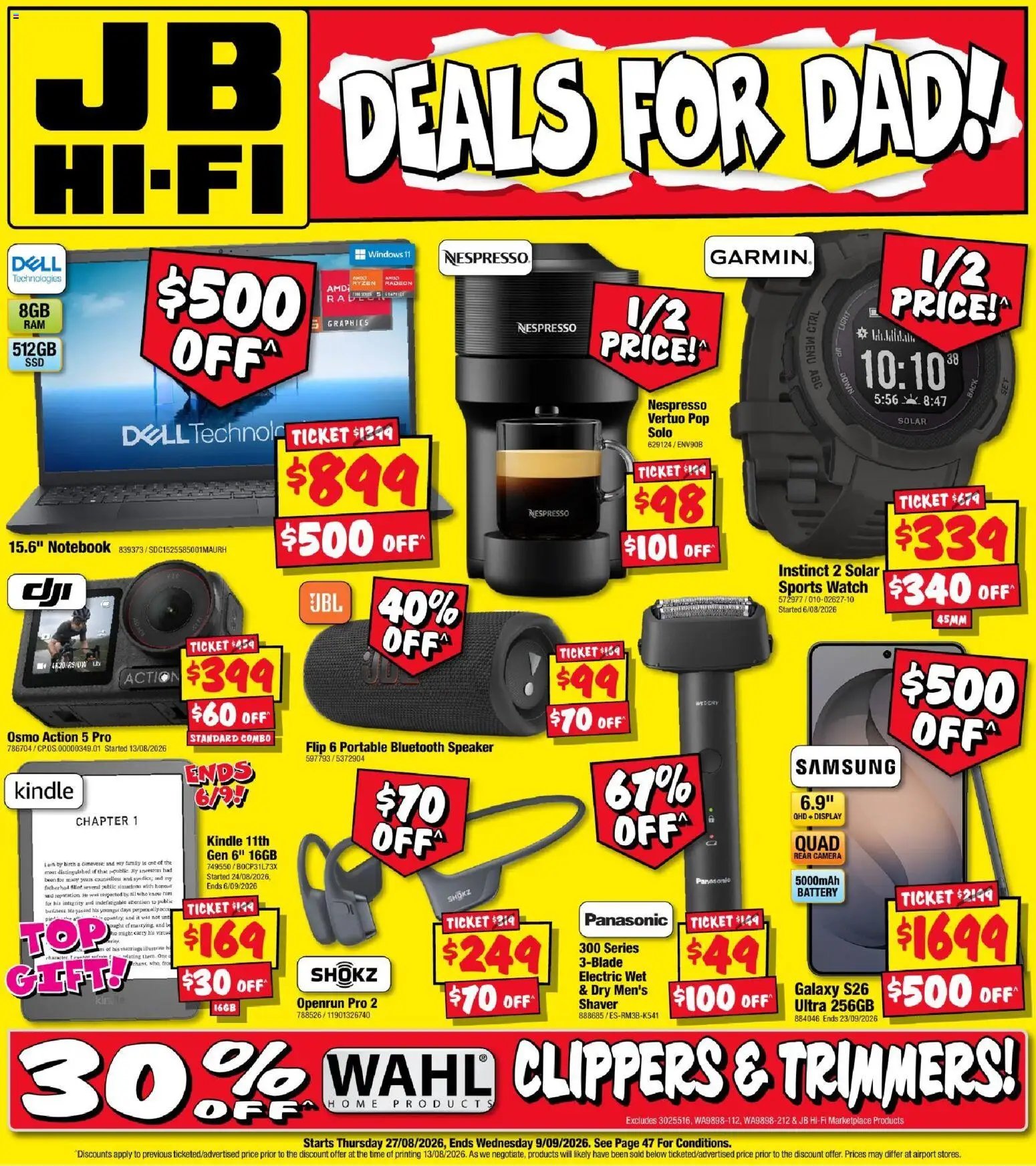 JB Hi-Fi catalogue from 27/08/2026 JB Hi-Fi catalogue Deals for Dad