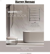 Harvey Norman catalogue from 09/02/2026 Warmtech Look Book