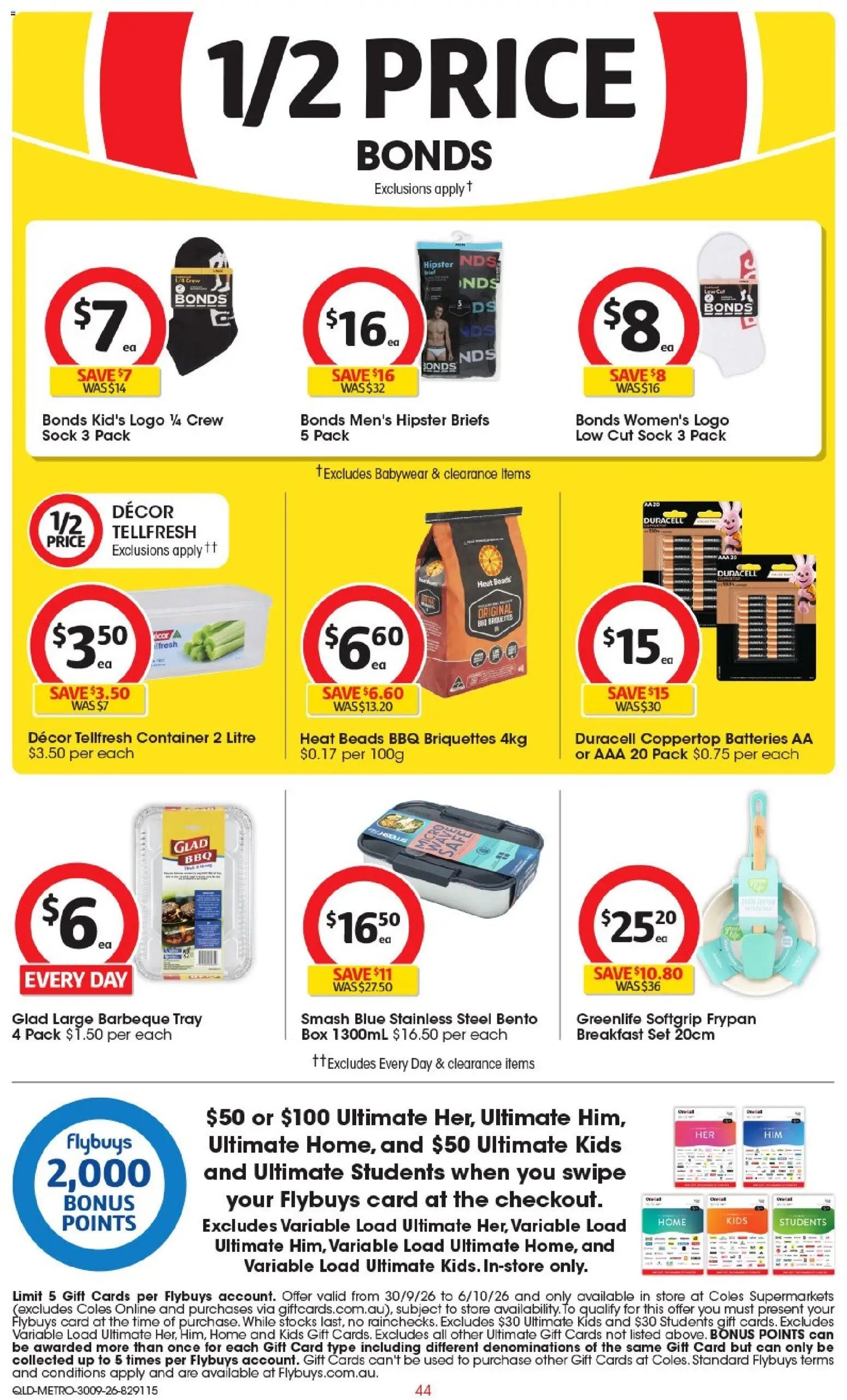 Coles catalogue from 30/09/2026 Coles catalogue QLD NORTH