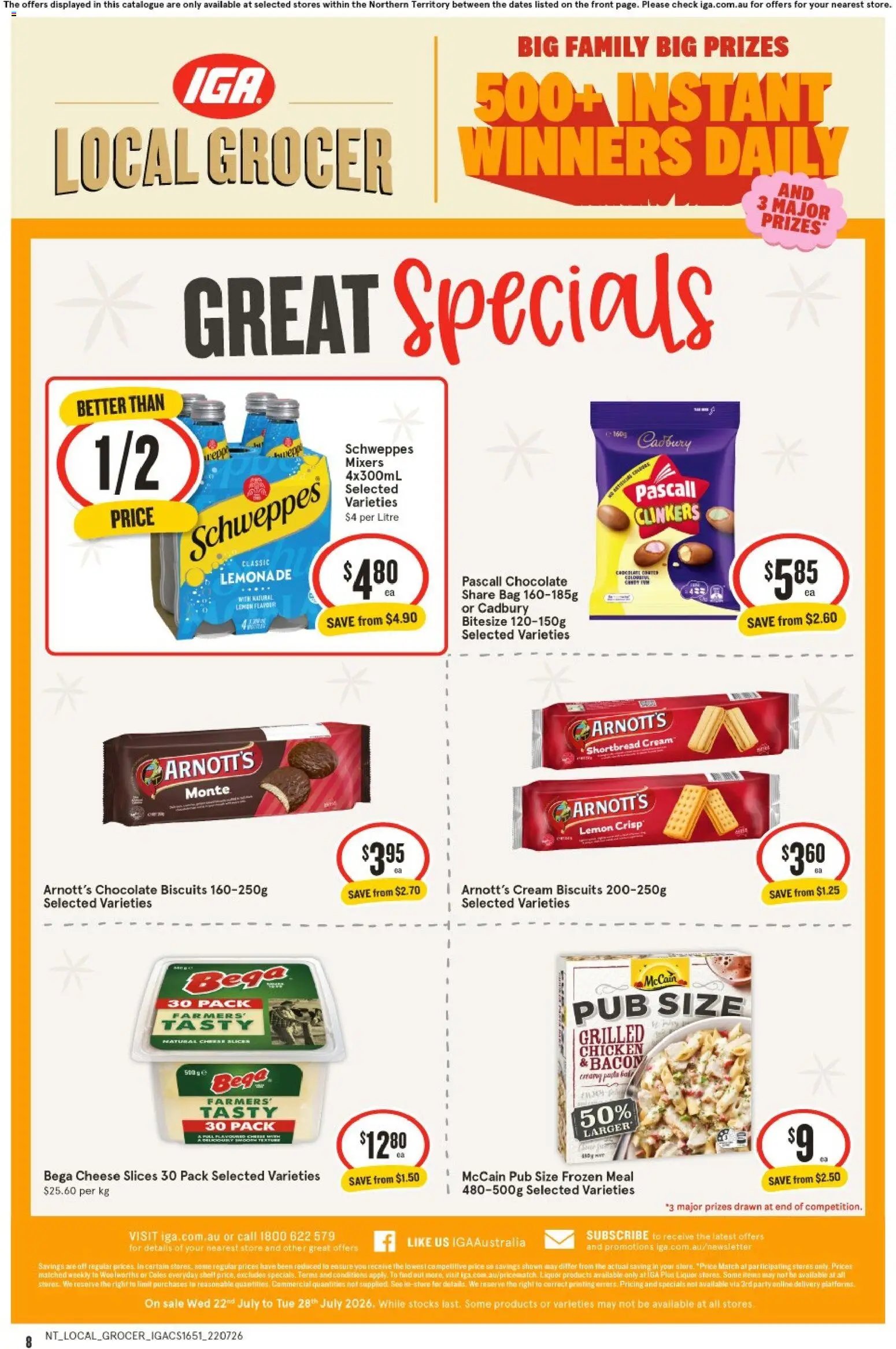 IGA catalogue from 22/07/2026 IGA Local Grocer NT