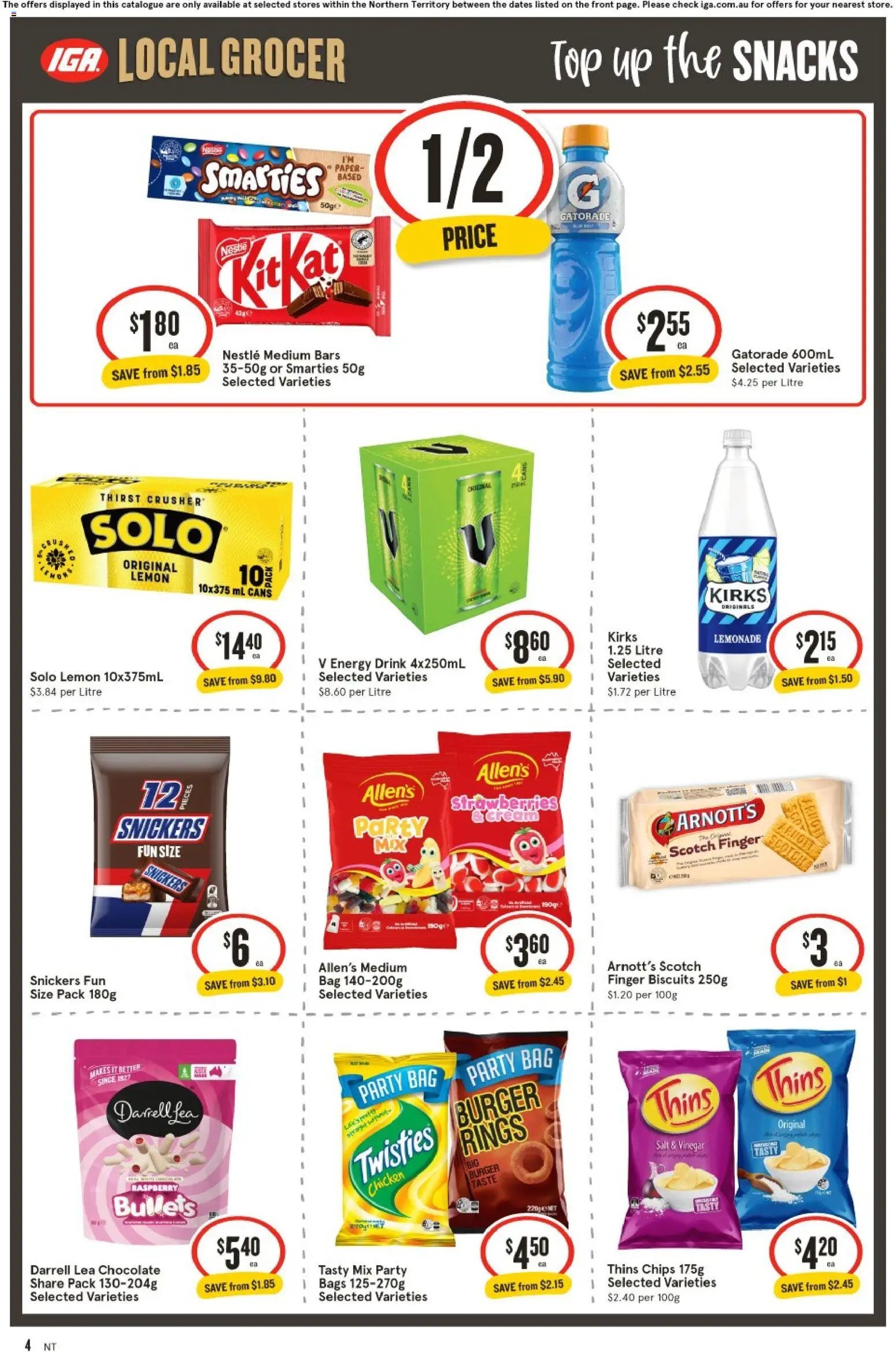 IGA catalogue from 22/07/2026 IGA Local Grocer NT
