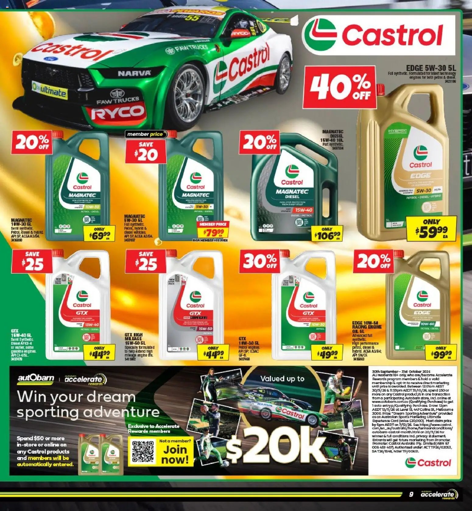 Autobarn catalogue from 30/09/2026 Autobarn catalogue