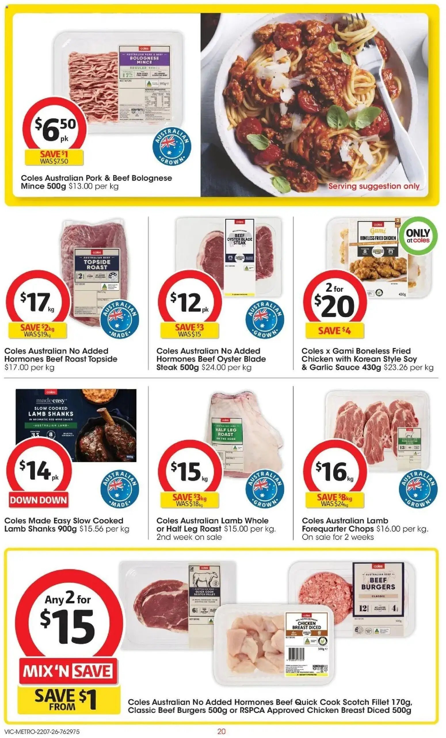 Coles catalogue from 22/07/2026 Coles catalogue VIC