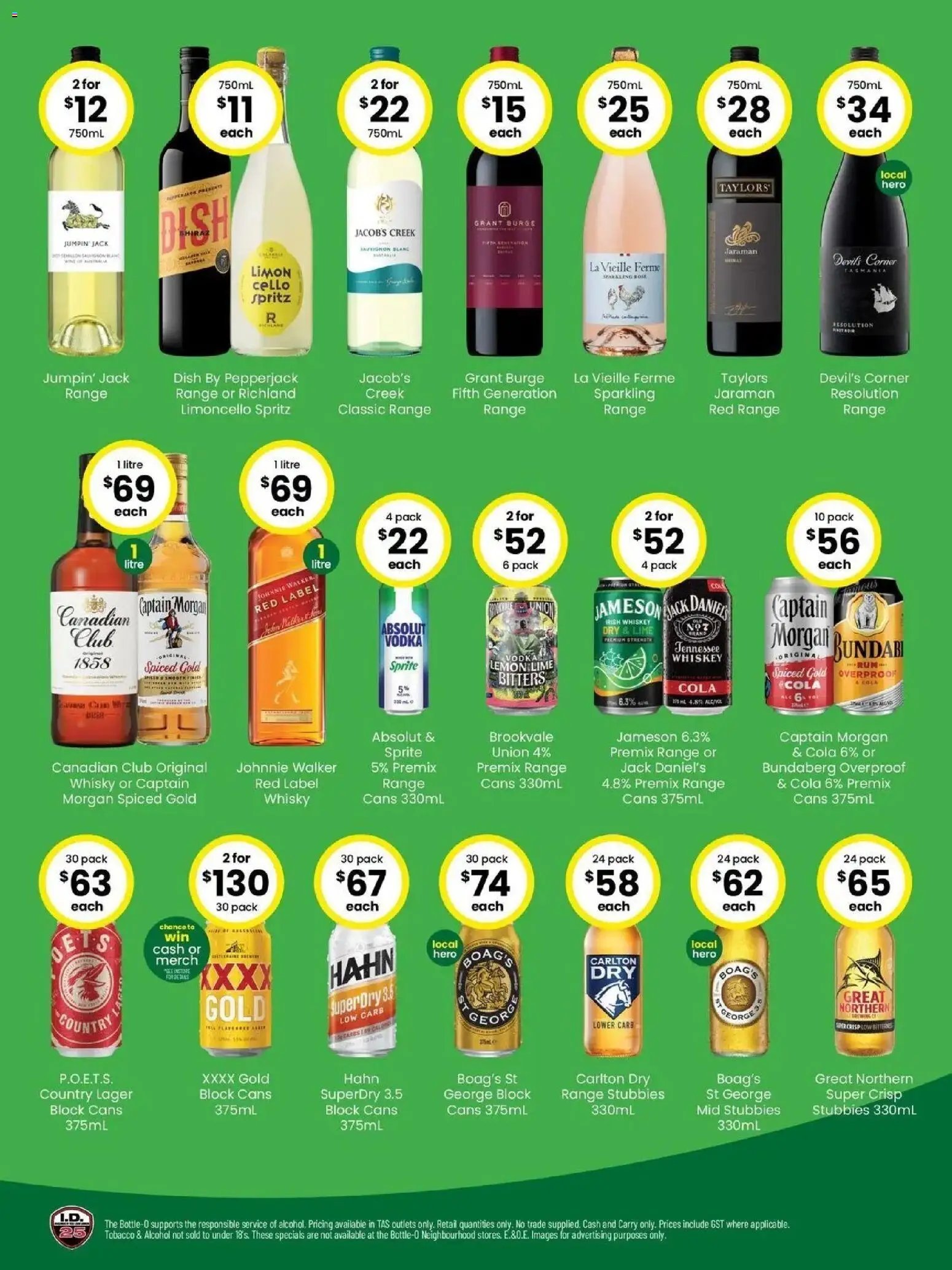 The Bottle-O catalogue from 21/06/2026 Good Value Booze, For Good Value People 22/06
