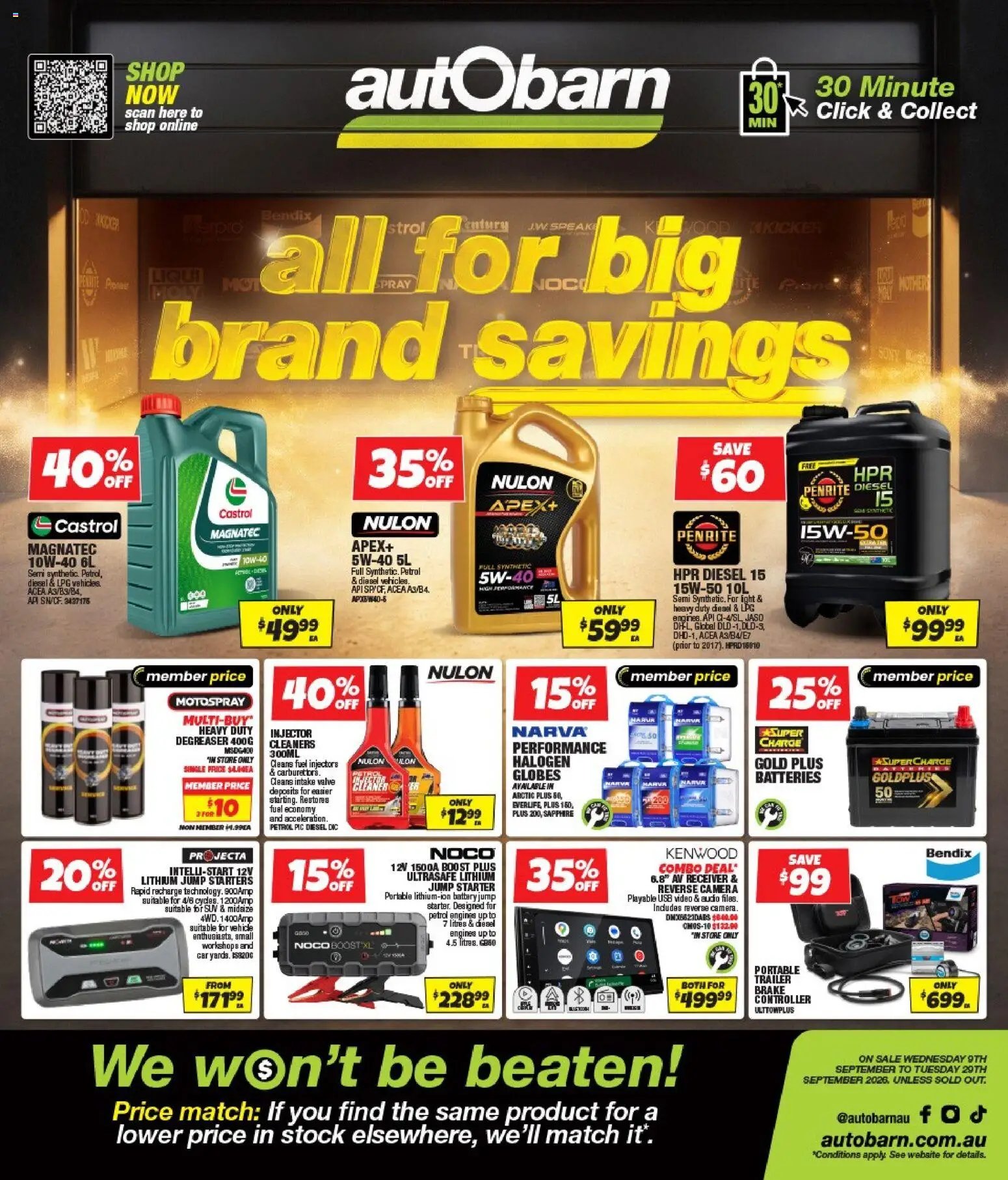 Autobarn catalogue from 09/09/2026 Autobarn catalogue