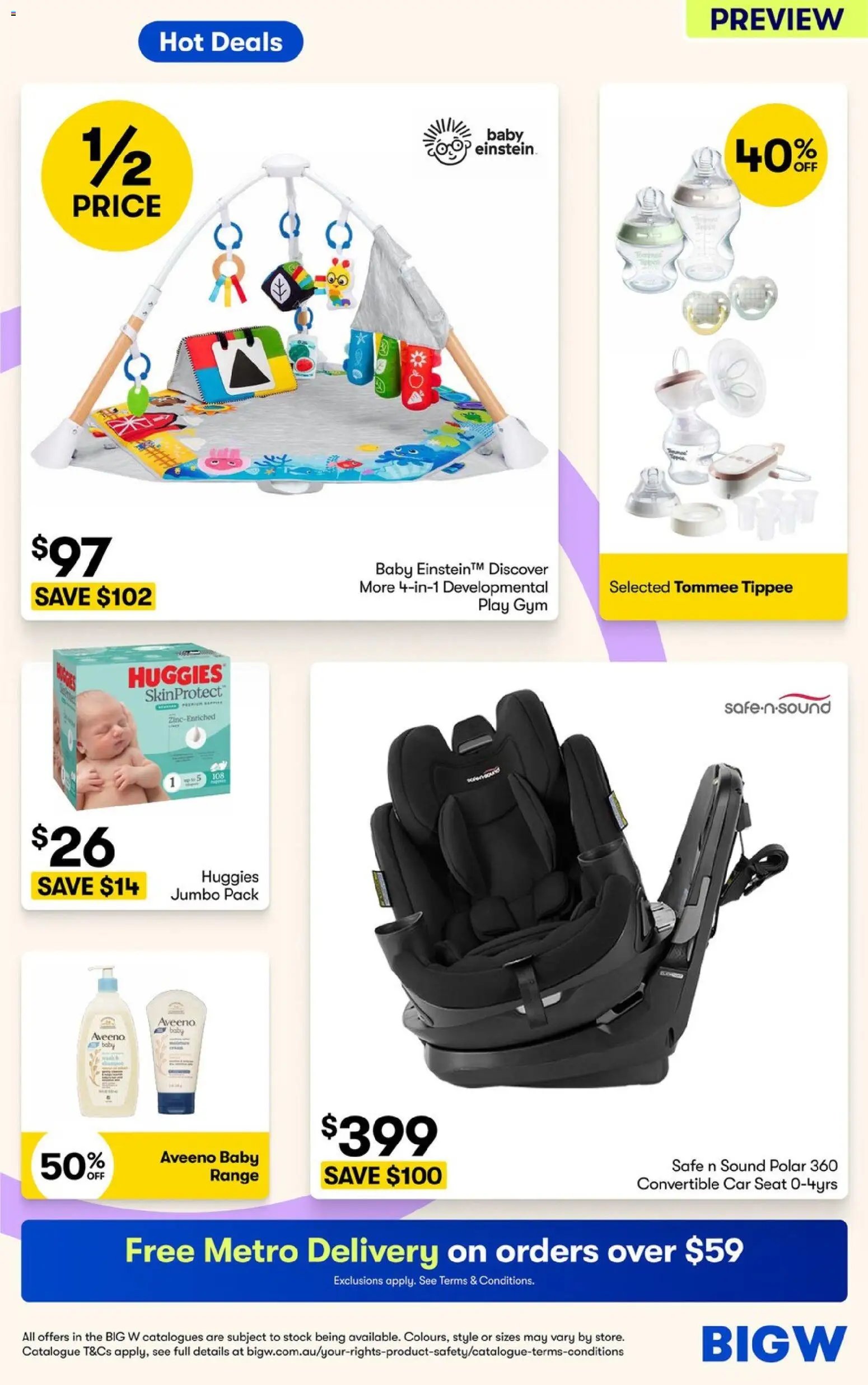 Big W catalogue from 23/07/2026 Big W Baby Bonanza PREVIEW
