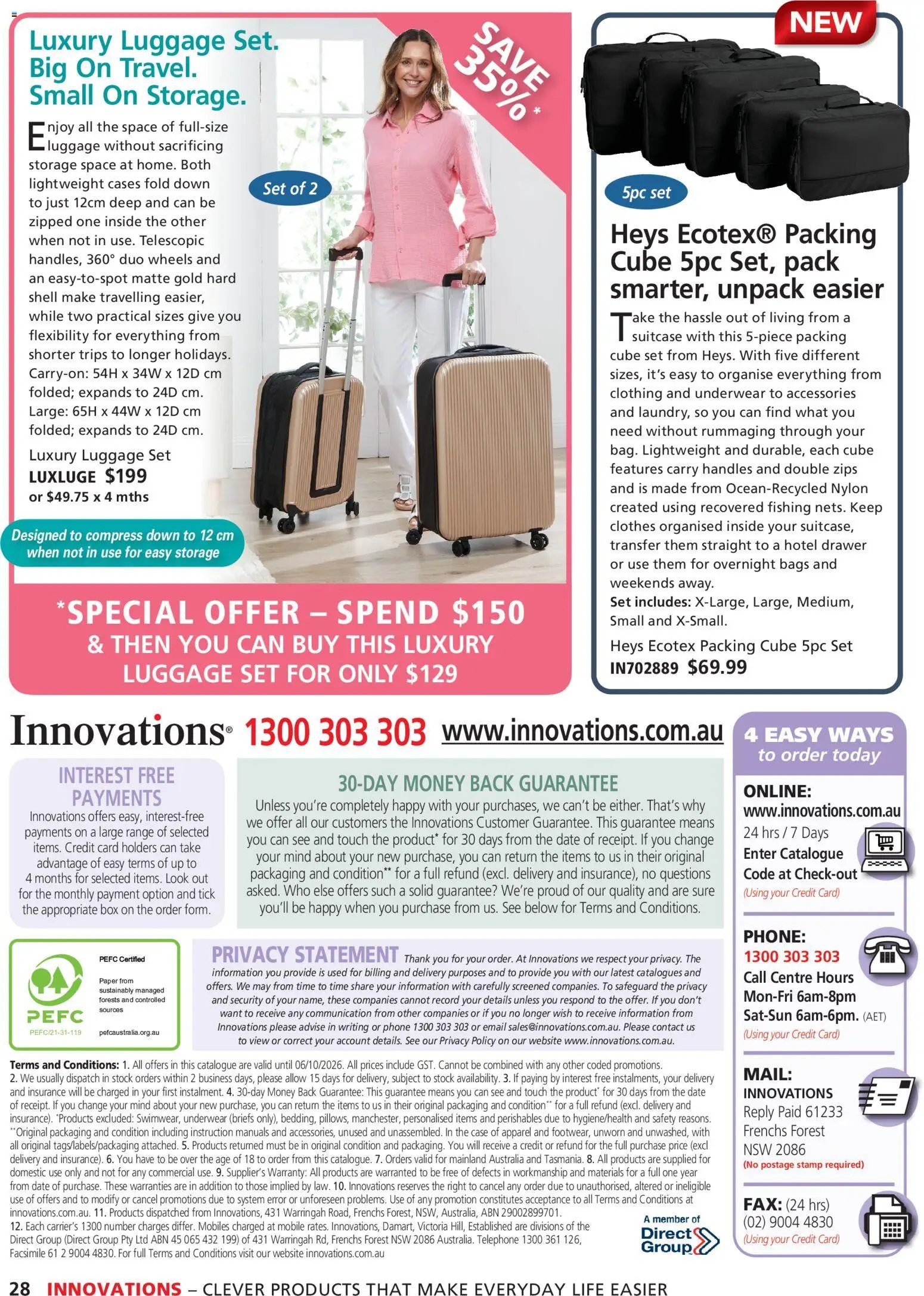 Innovations catalogue from 21/09/2026 Innovations catalogue
