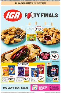 IGA catalogue from 23/09/2026 IGA catalogue North Sydney