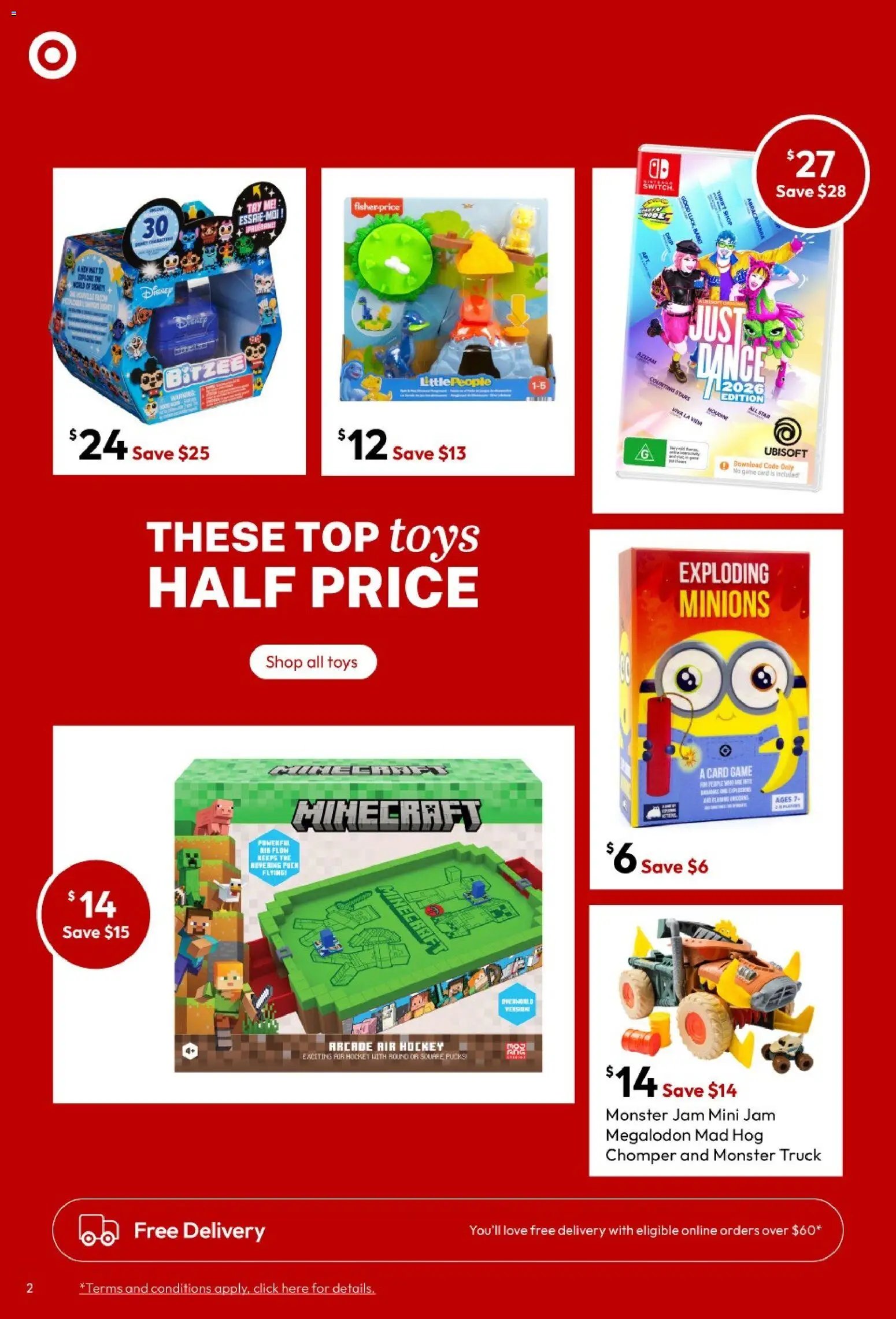 Target catalogue from 25/06/2026 Target catalogue