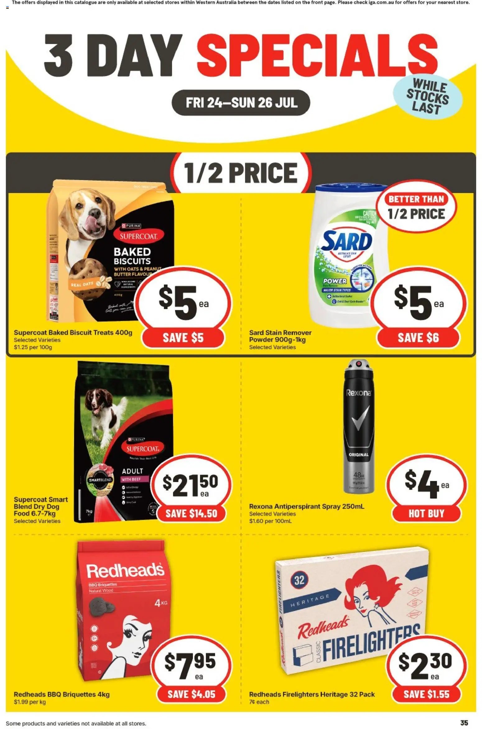 IGA catalogue from 24/07/2026 IGA 3 Day Specials WA