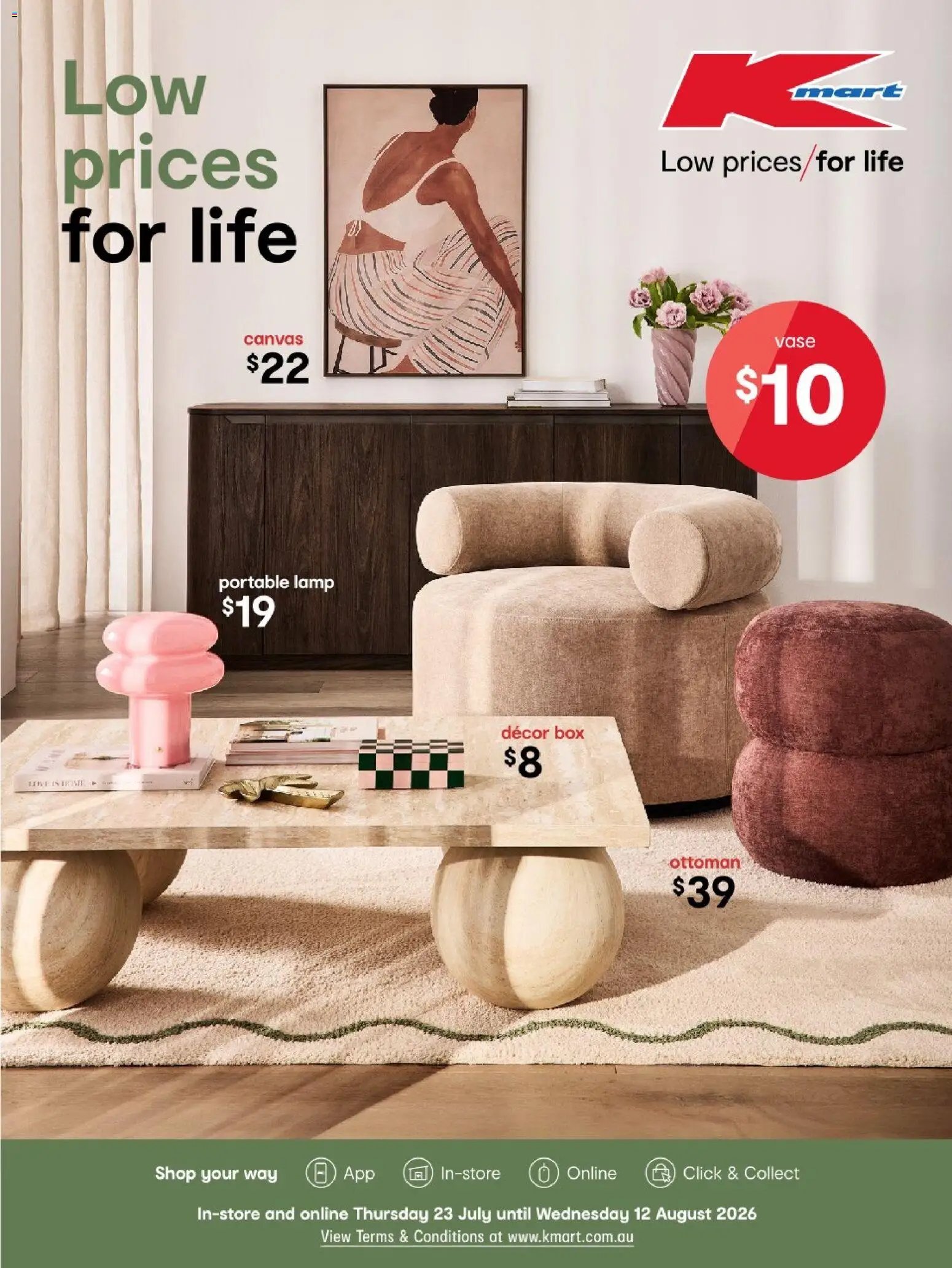 Kmart catalogue from 23/07/2026 Kmart August Living