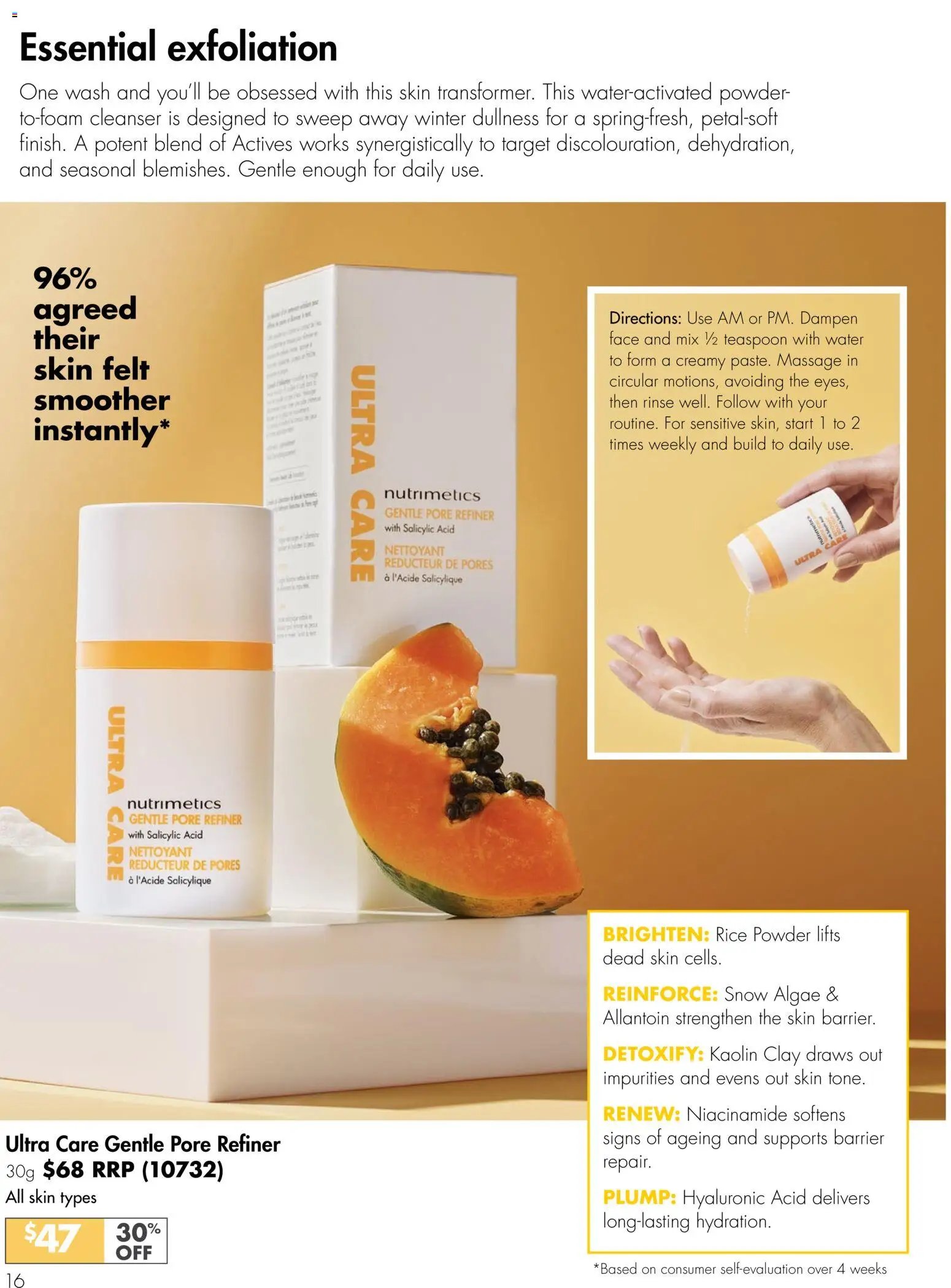 Nutrimetics catalogue from 16/08/2026 Nutrimetics New breakout