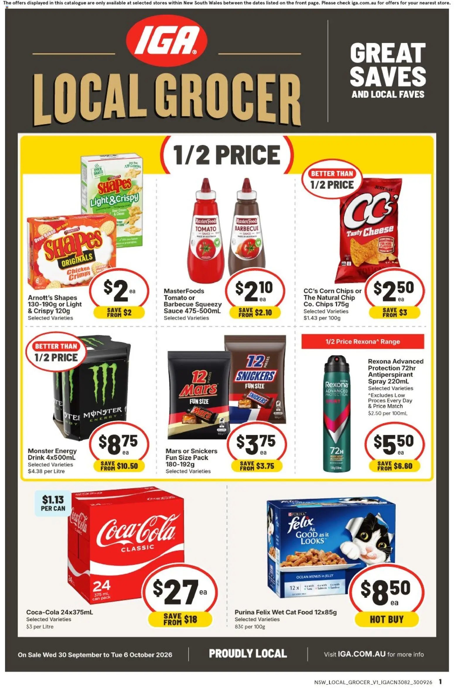 IGA catalogue from 30/09/2026 IGA catalogue Local Grocer Enmore