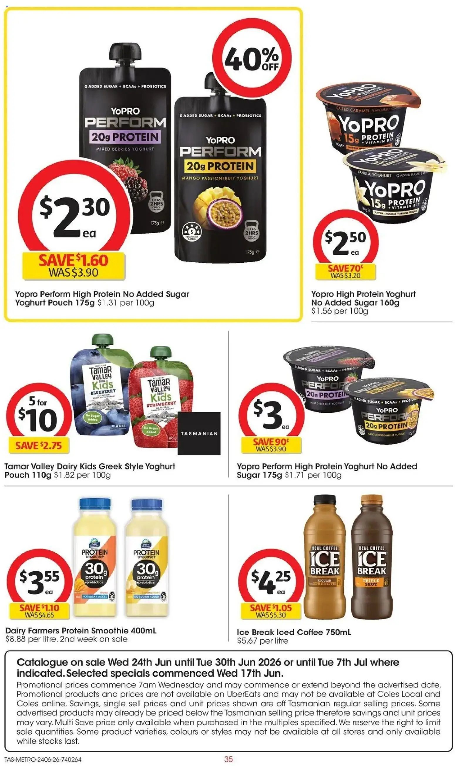 Coles catalogue from 24/06/2026 Coles Catalogue - 24th June TAS