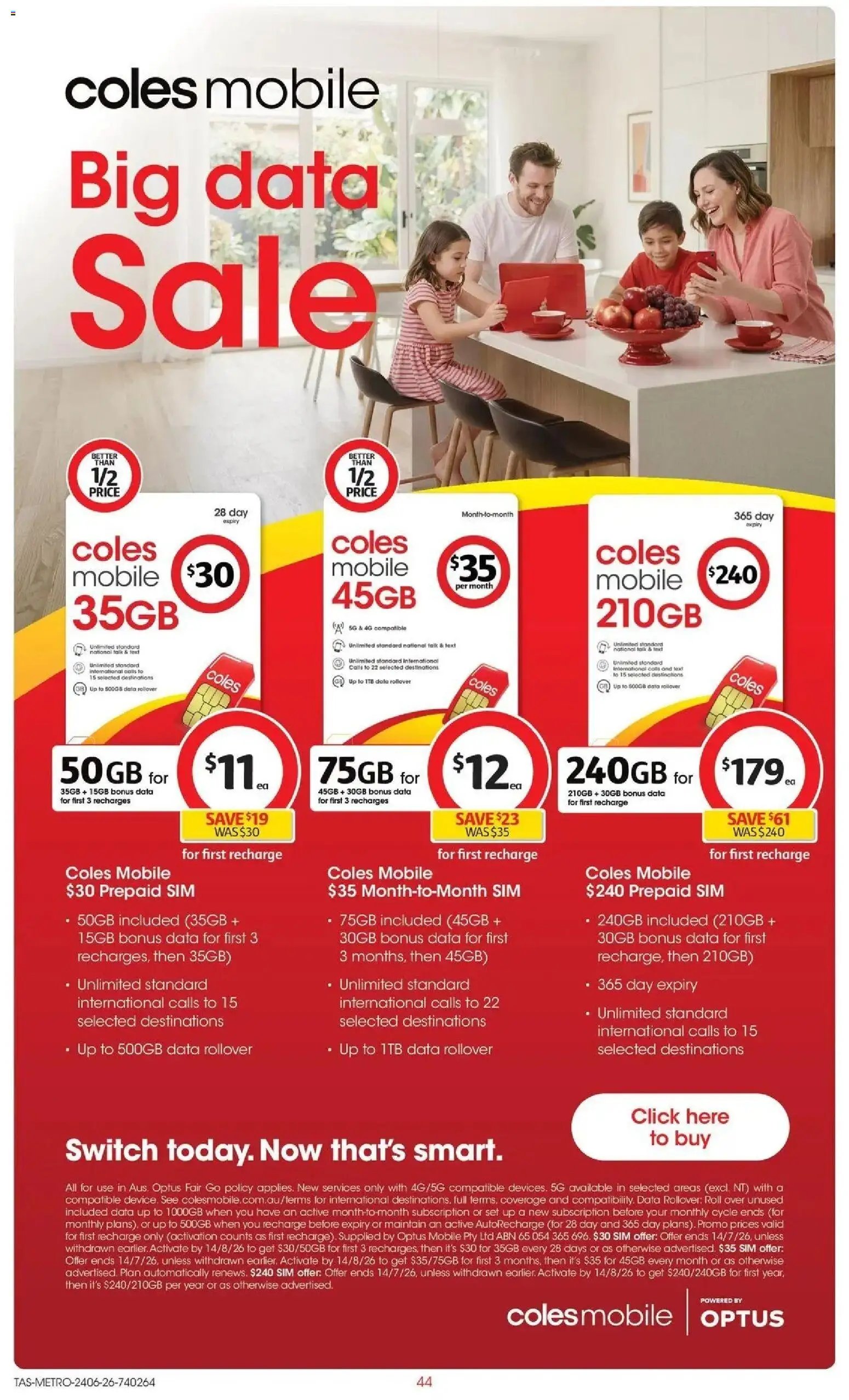 Coles catalogue from 24/06/2026 Coles Catalogue - 24th June TAS