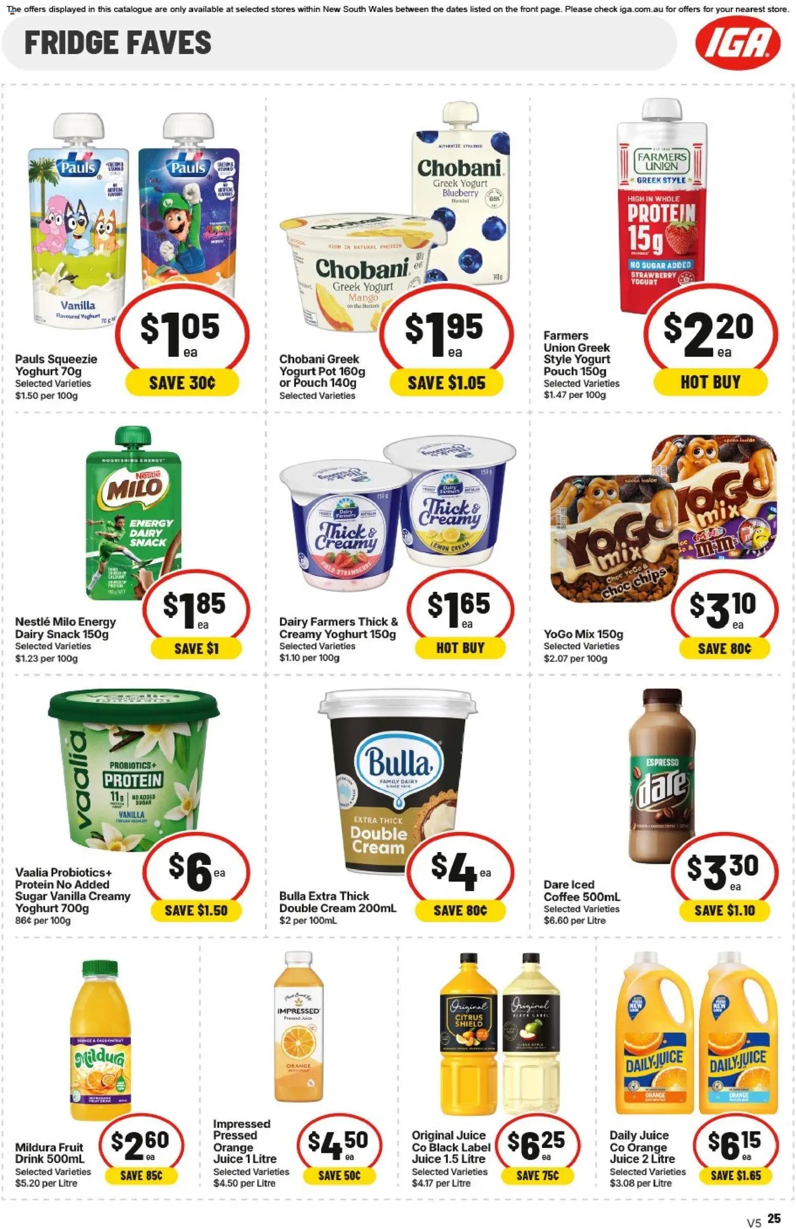 IGA catalogue from 25/08/2026 IGA catalogue Extra specials Summer Hill