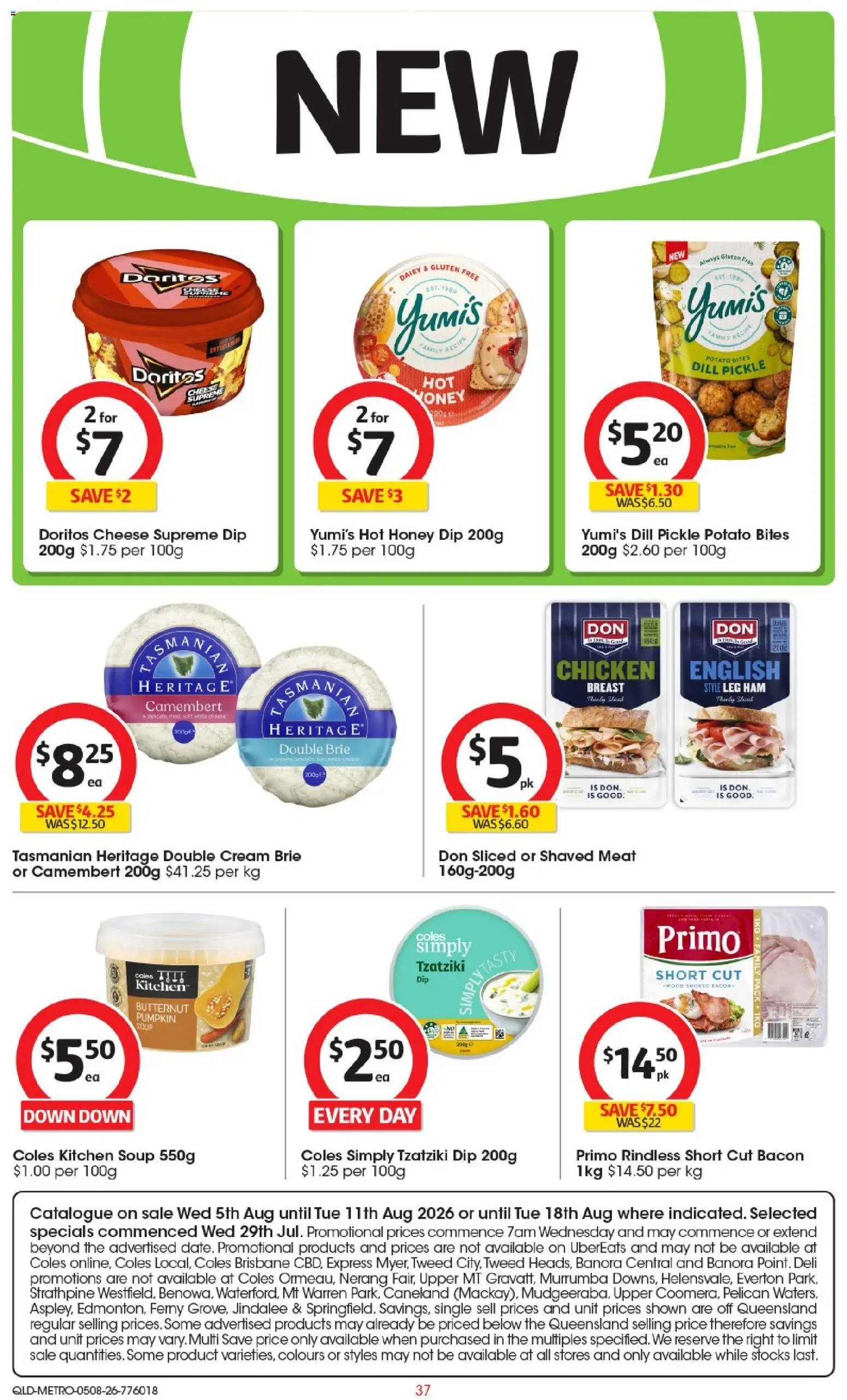 Coles catalogue from 05/08/2026 Coles catalogue QLD