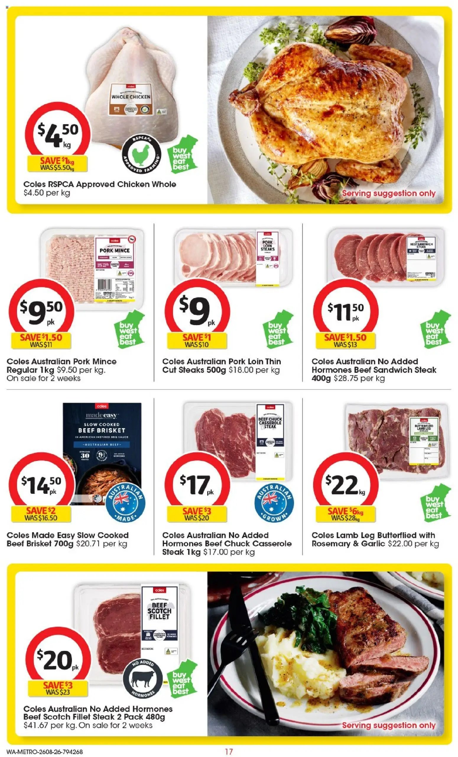 Coles catalogue from 26/08/2026 Coles catalogue WA