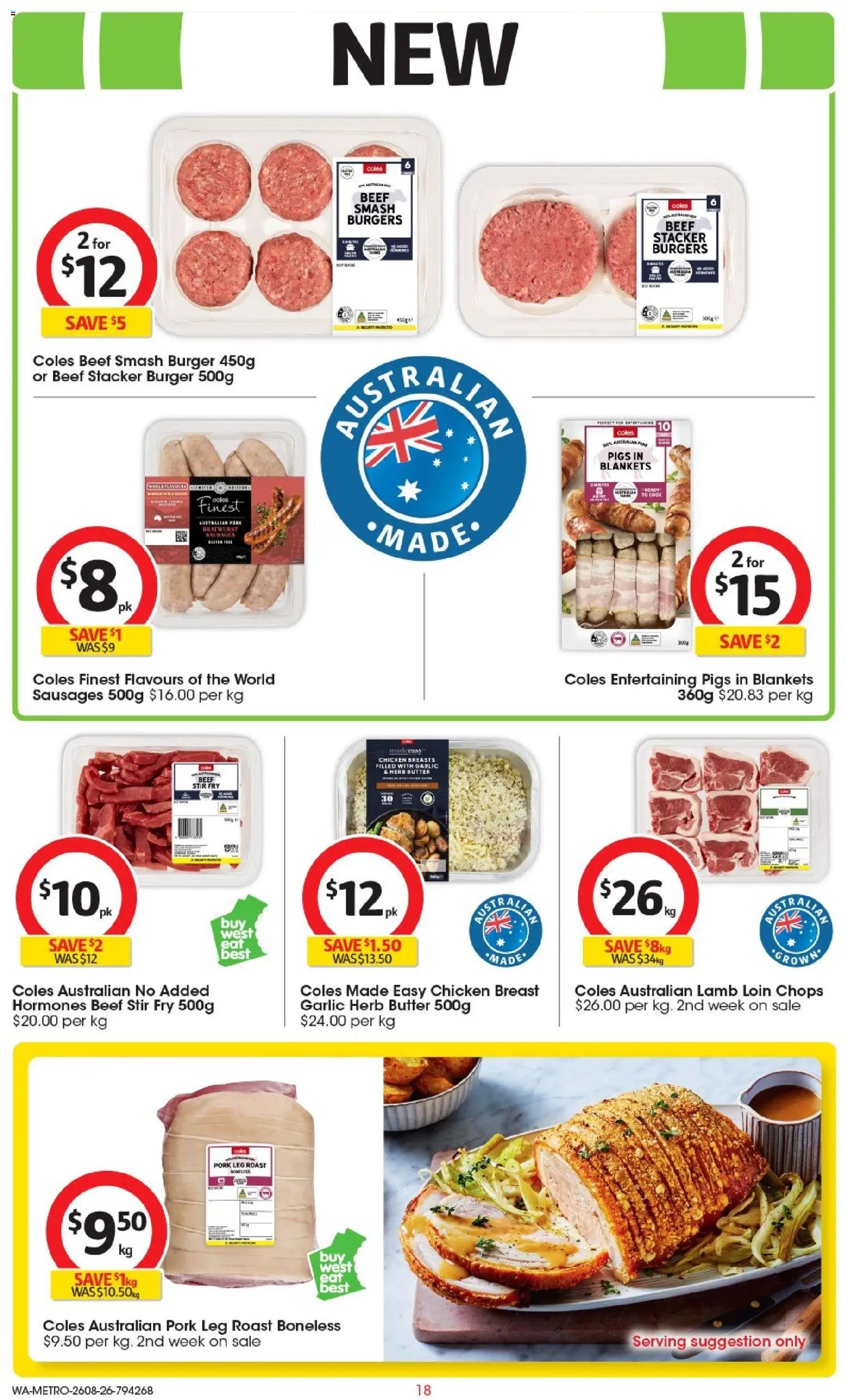 Coles catalogue from 26/08/2026 Coles catalogue WA