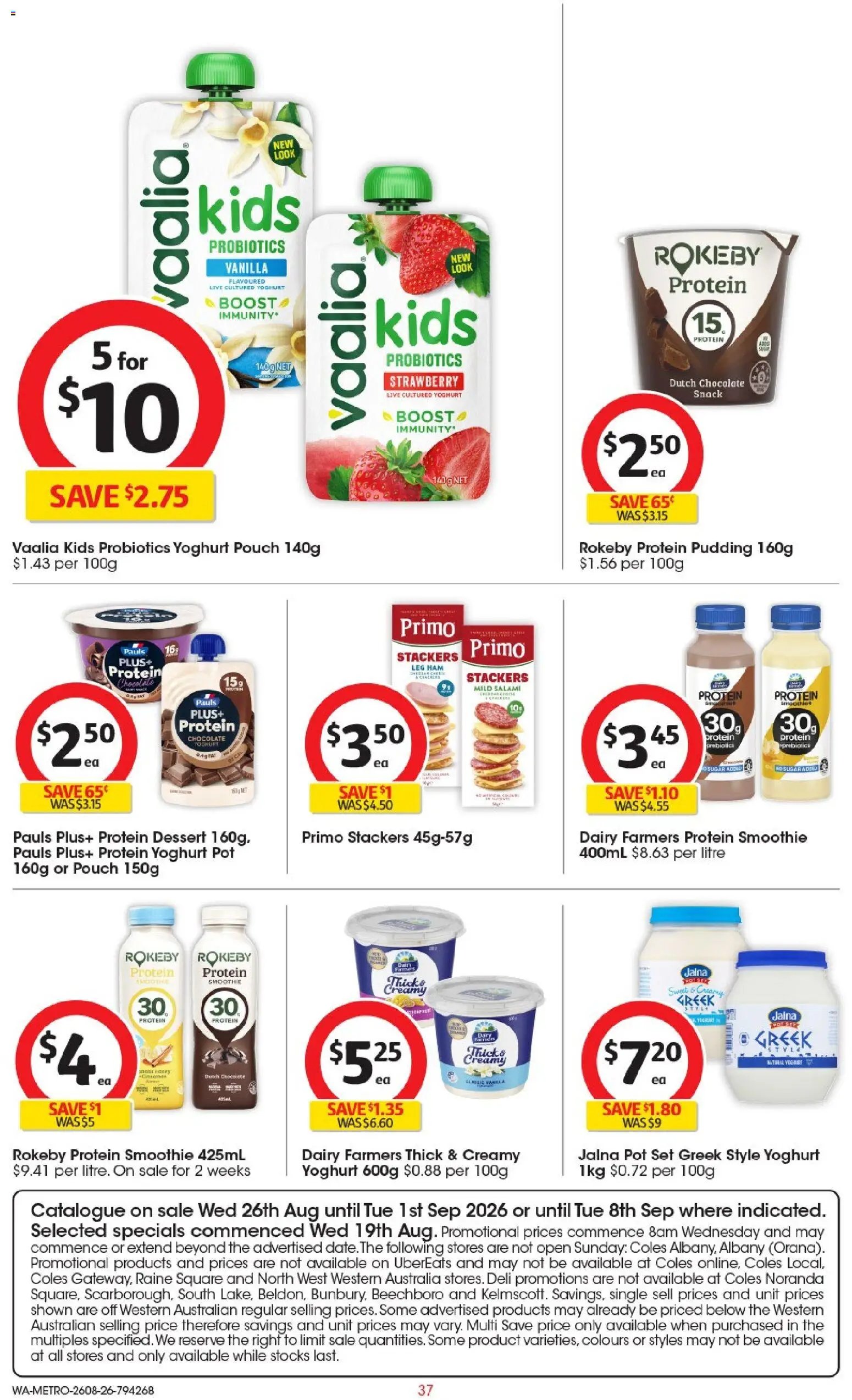 Coles catalogue from 26/08/2026 Coles catalogue WA