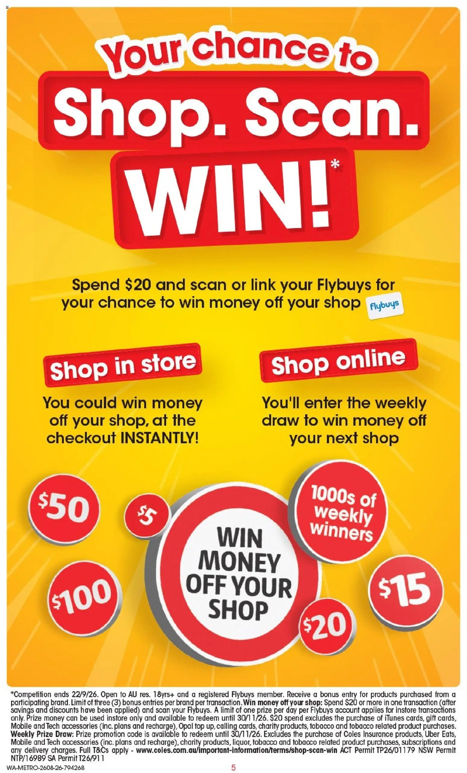 Coles catalogue from 26/08/2026 Coles catalogue WA