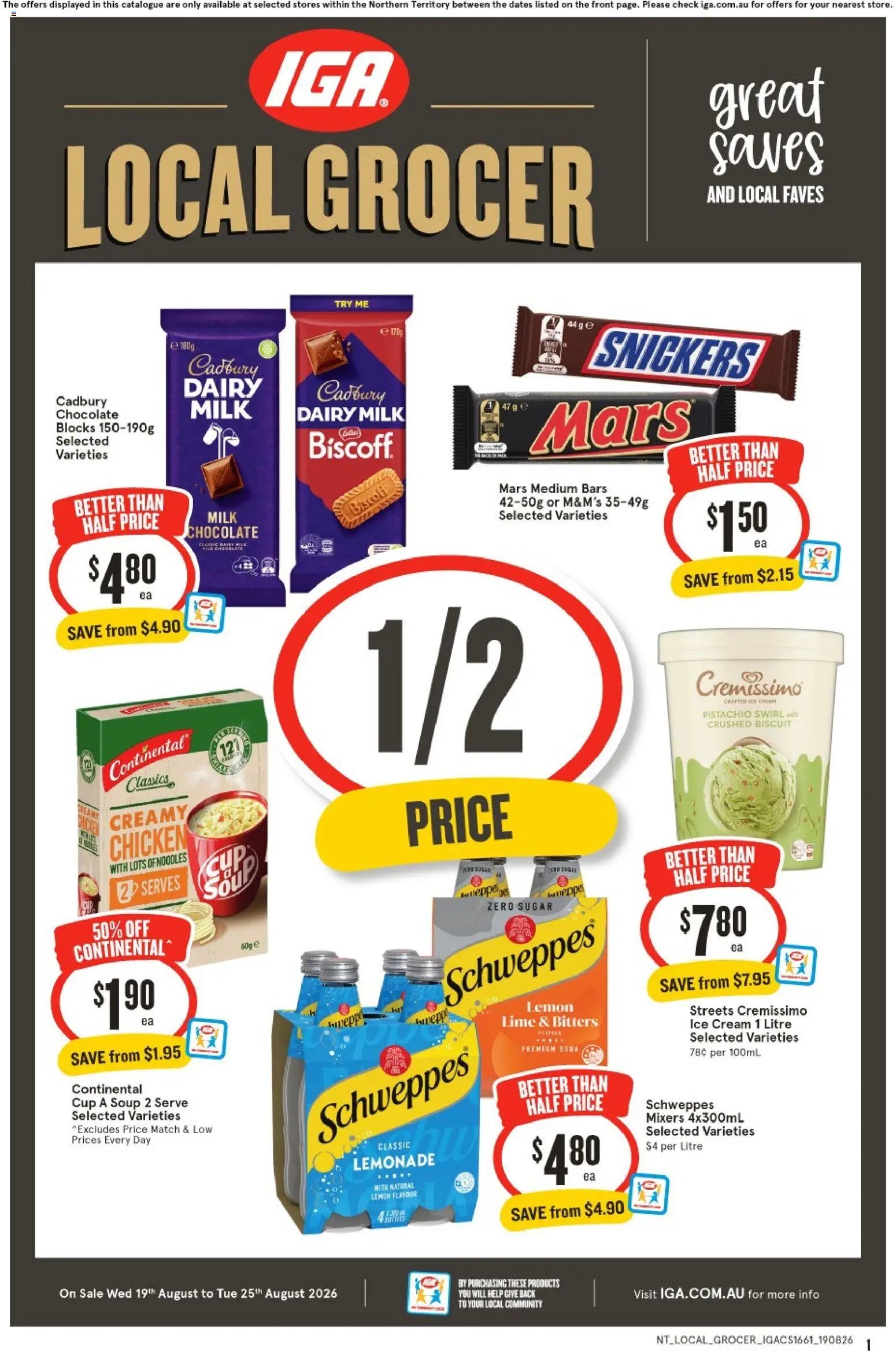 IGA catalogue from 19/08/2026 IGA Local Grocer NT