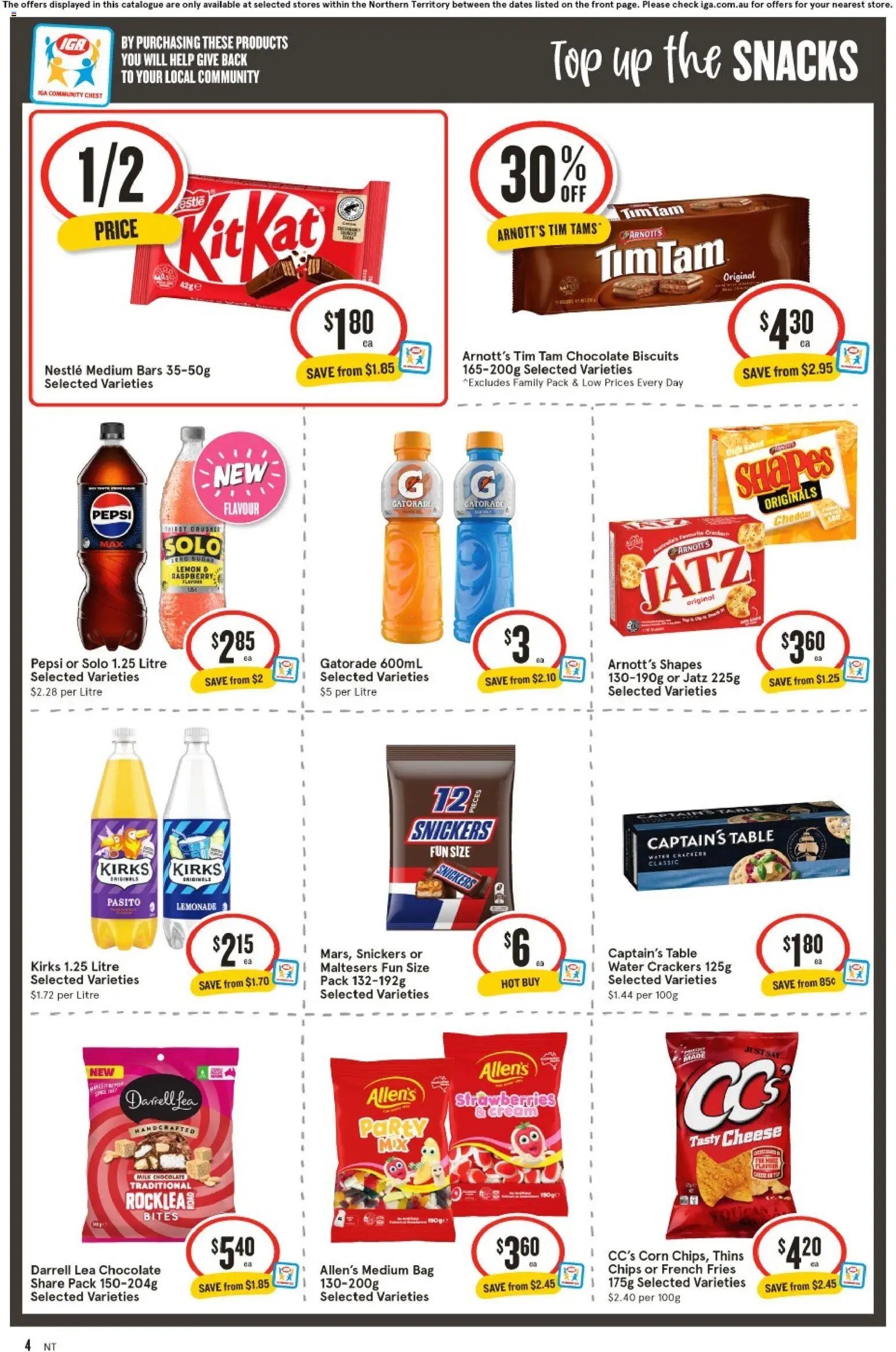IGA catalogue from 19/08/2026 IGA Local Grocer NT