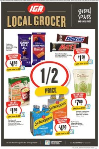 IGA catalogue from 19/08/2026 IGA Local Grocer NT