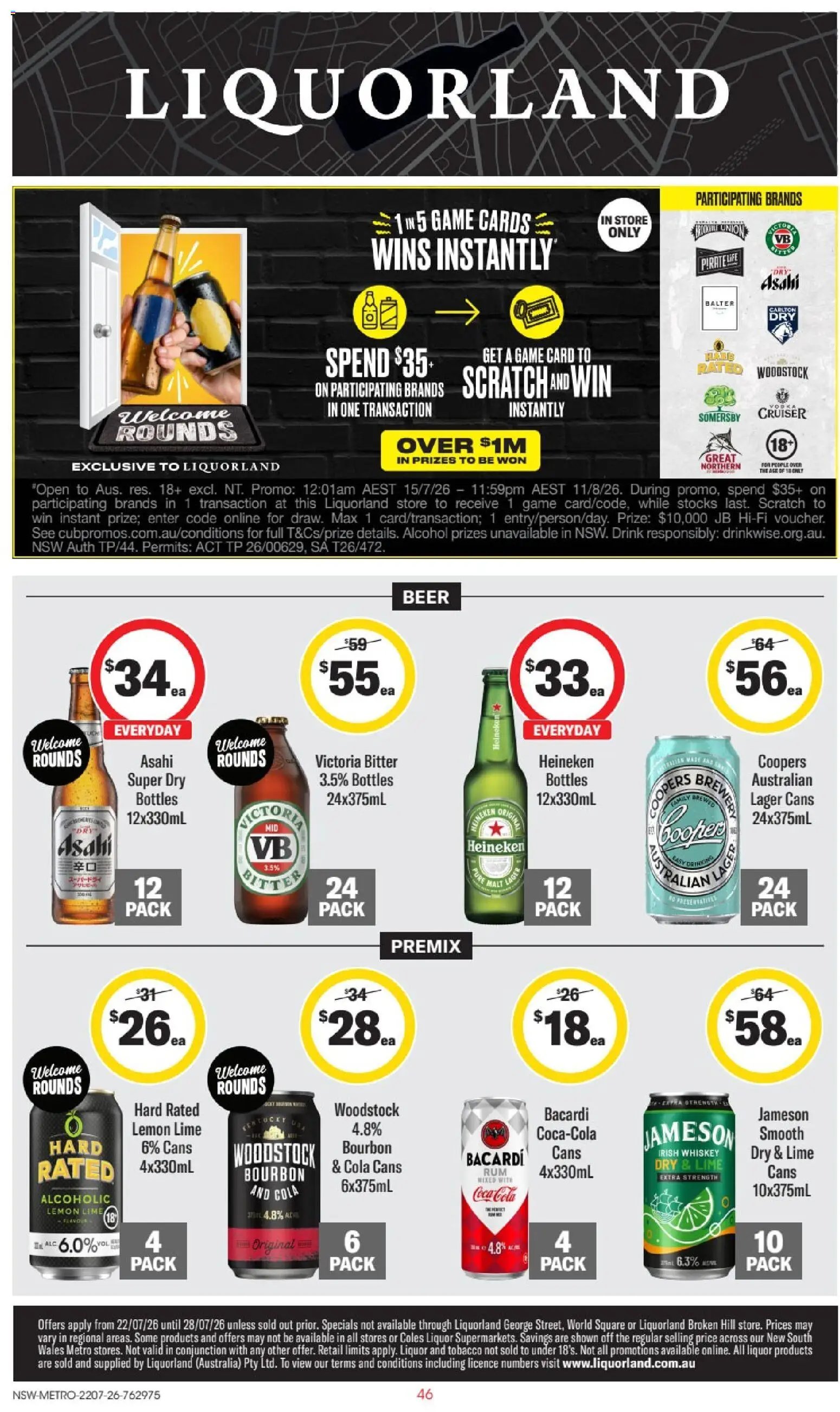 Liquorland catalogue from 22/07/2026 Liquorland catalogue NSW