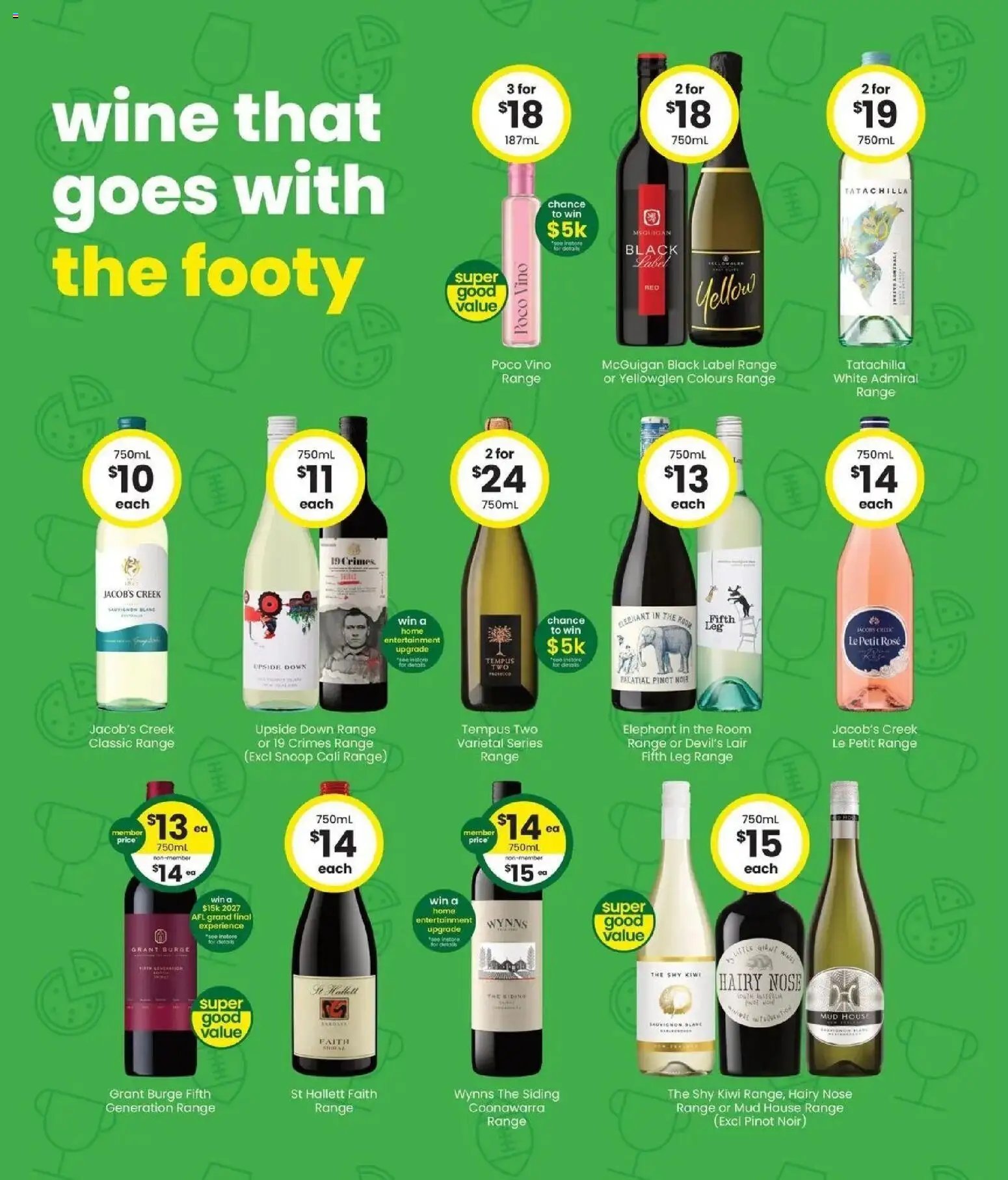 The Bottle-O catalogue from 14/09/2026 Good value booze for good value fans 14/09