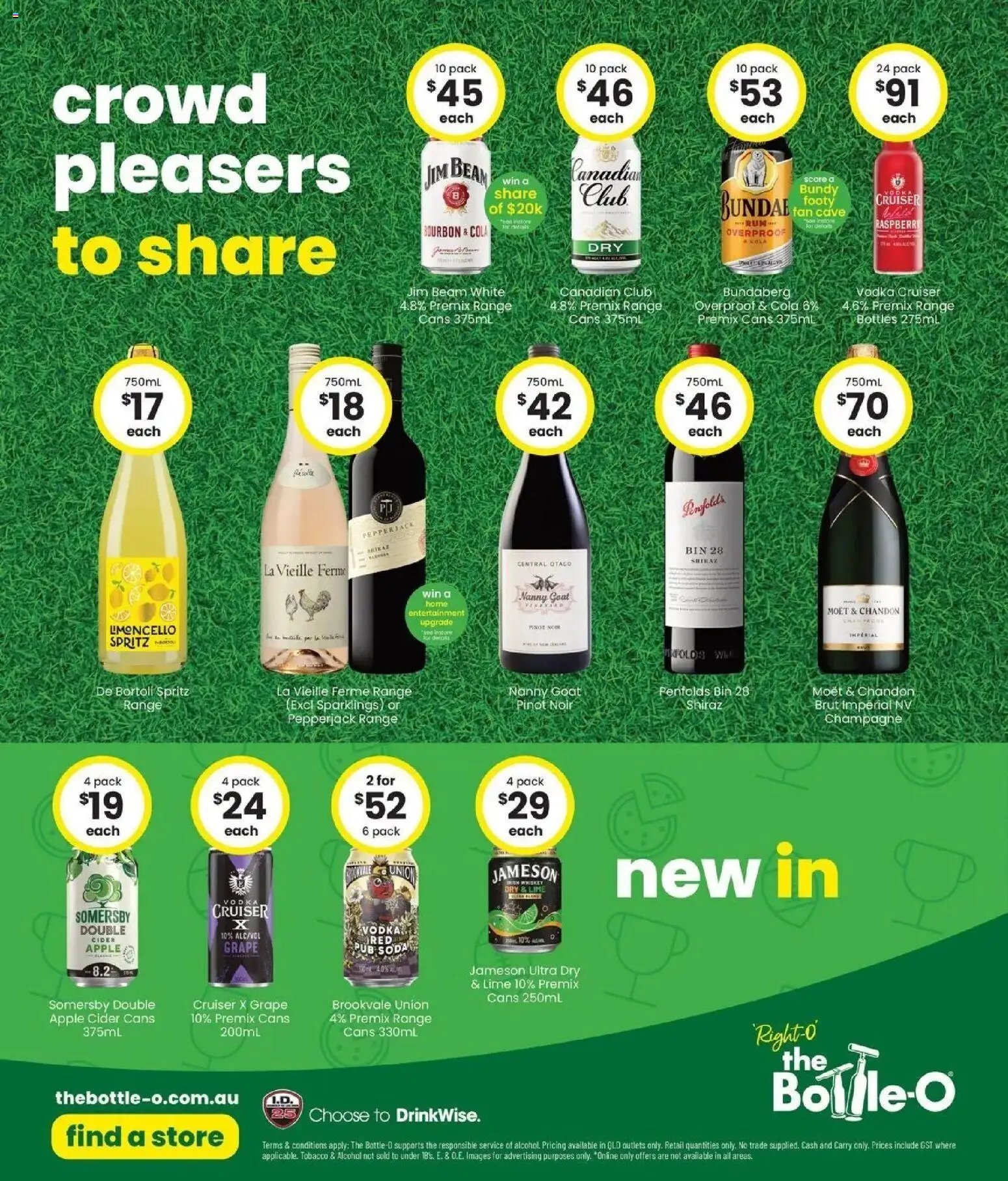 The Bottle-O catalogue from 14/09/2026 Good value booze for good value fans 14/09