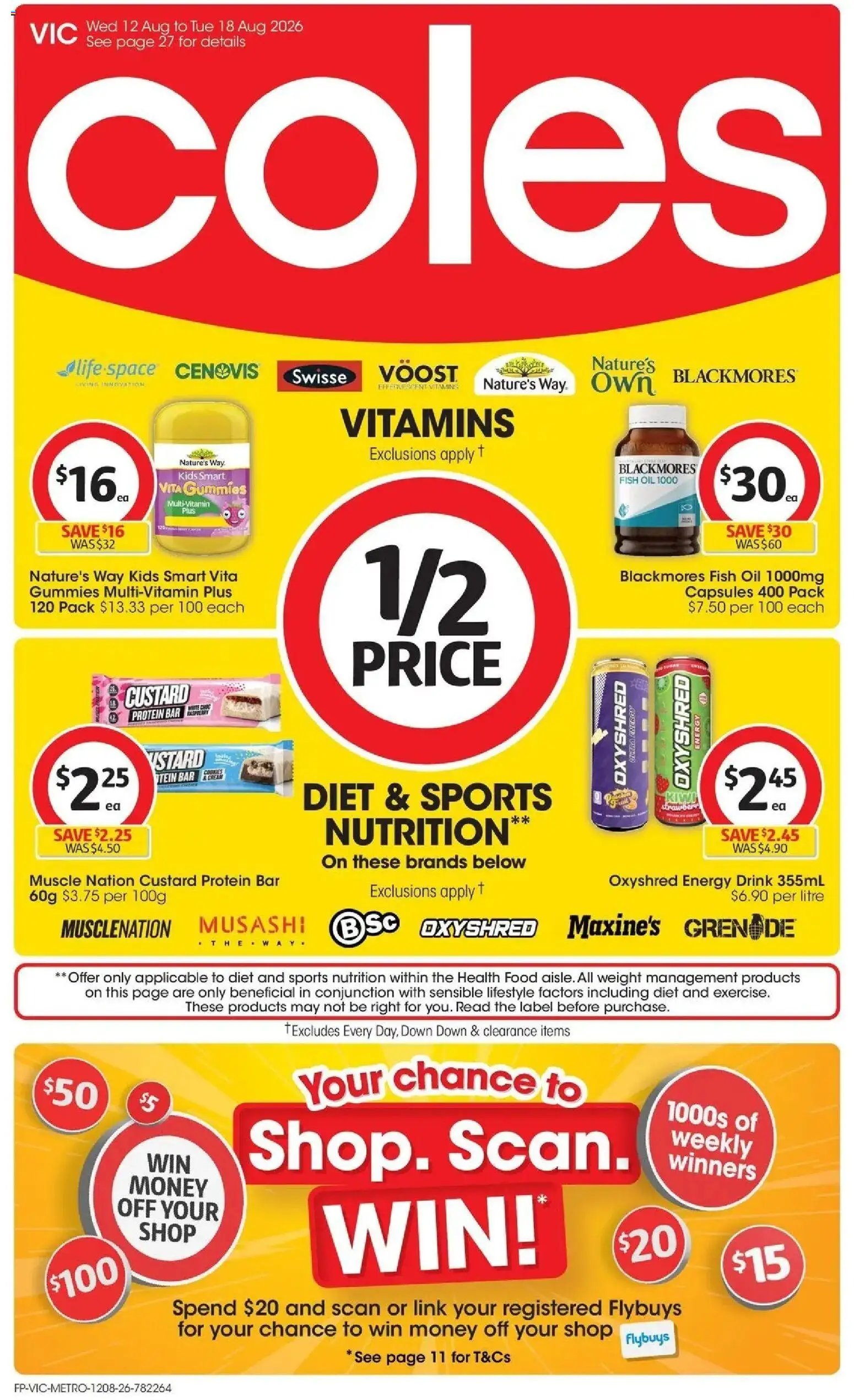Coles catalogue from 12/08/2026 Coles catalogue VIC