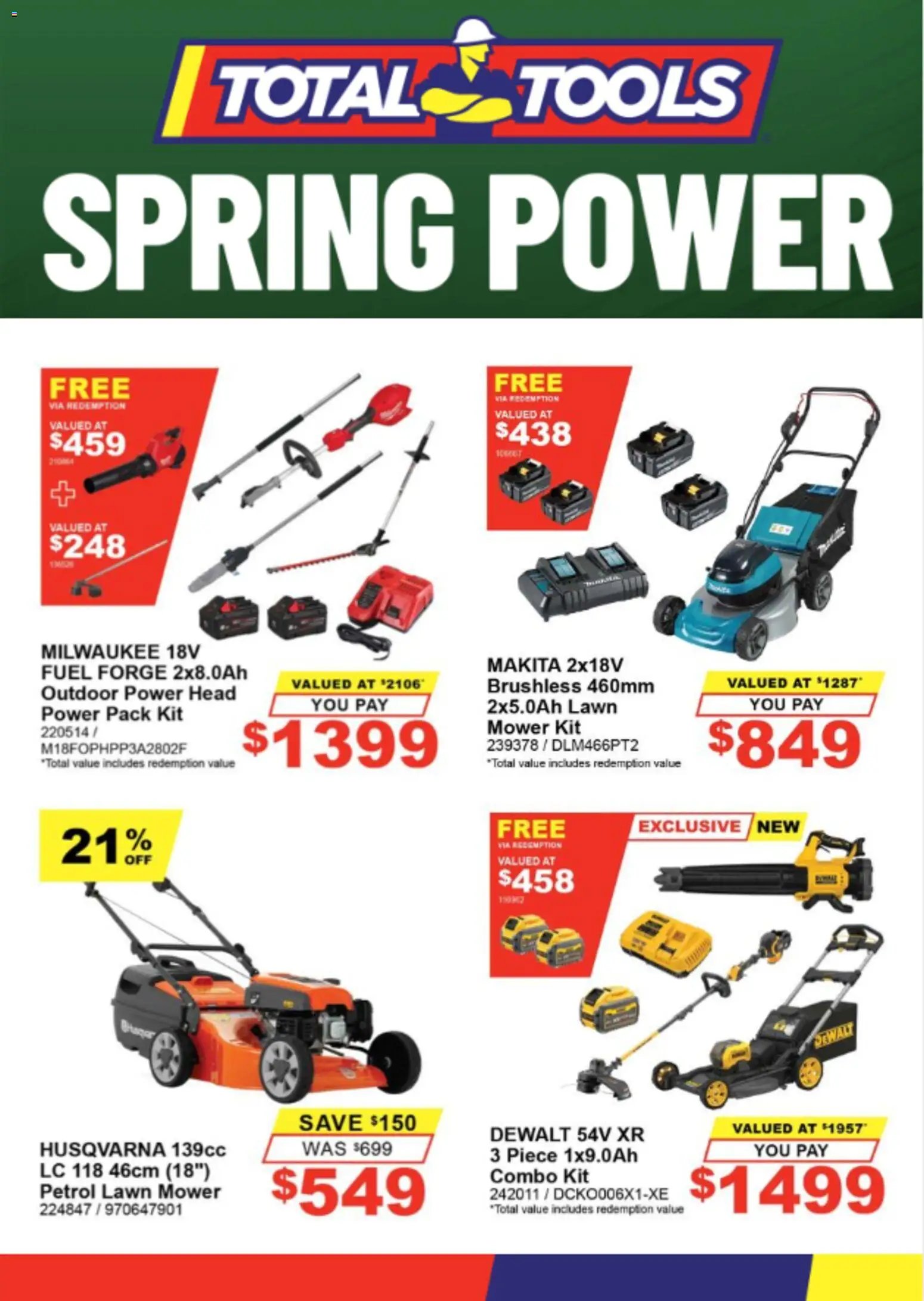 Total Tools catalogue from 01/10/2026 Total Tools catalogue