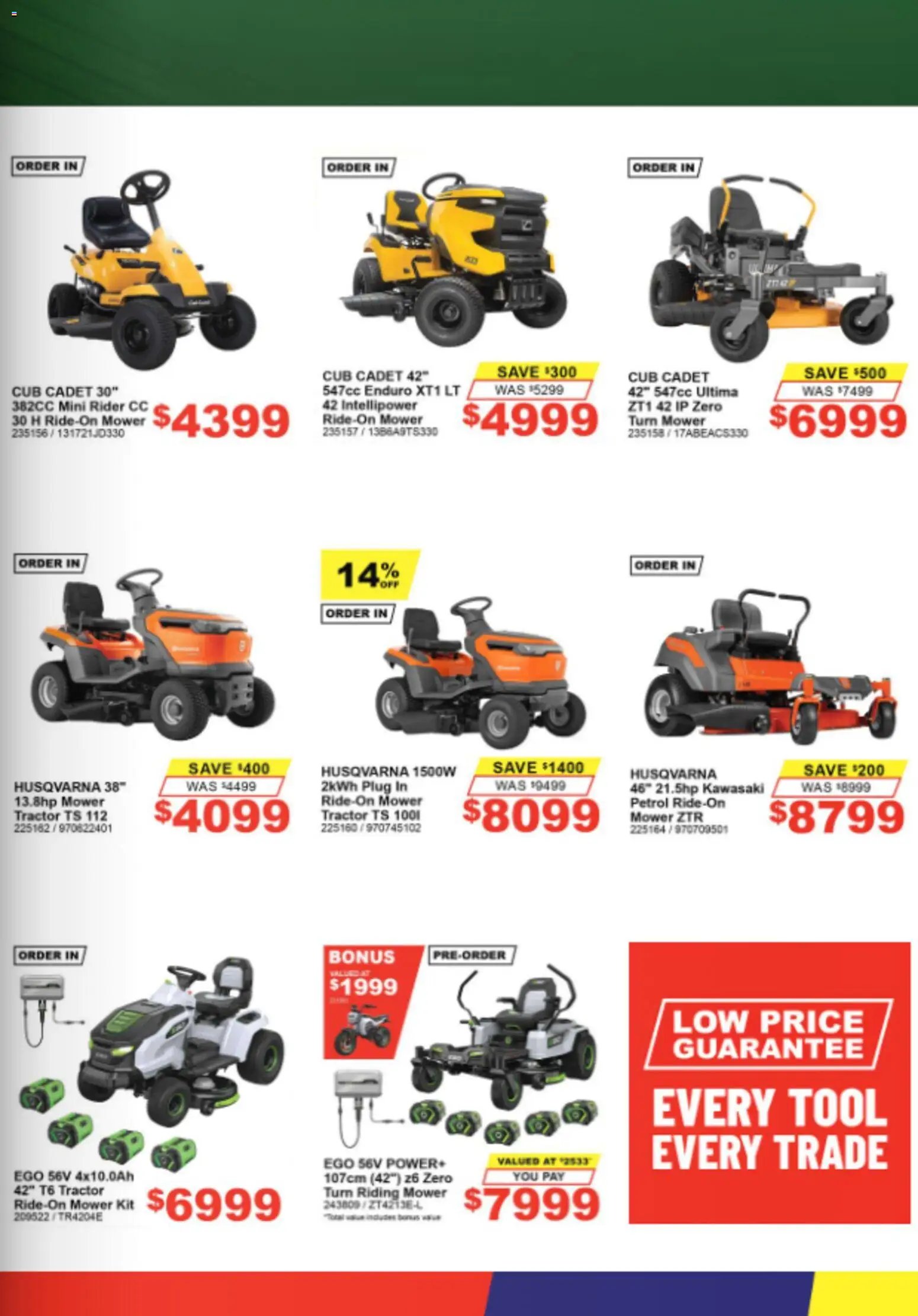 Total Tools catalogue from 01/10/2026 Total Tools catalogue