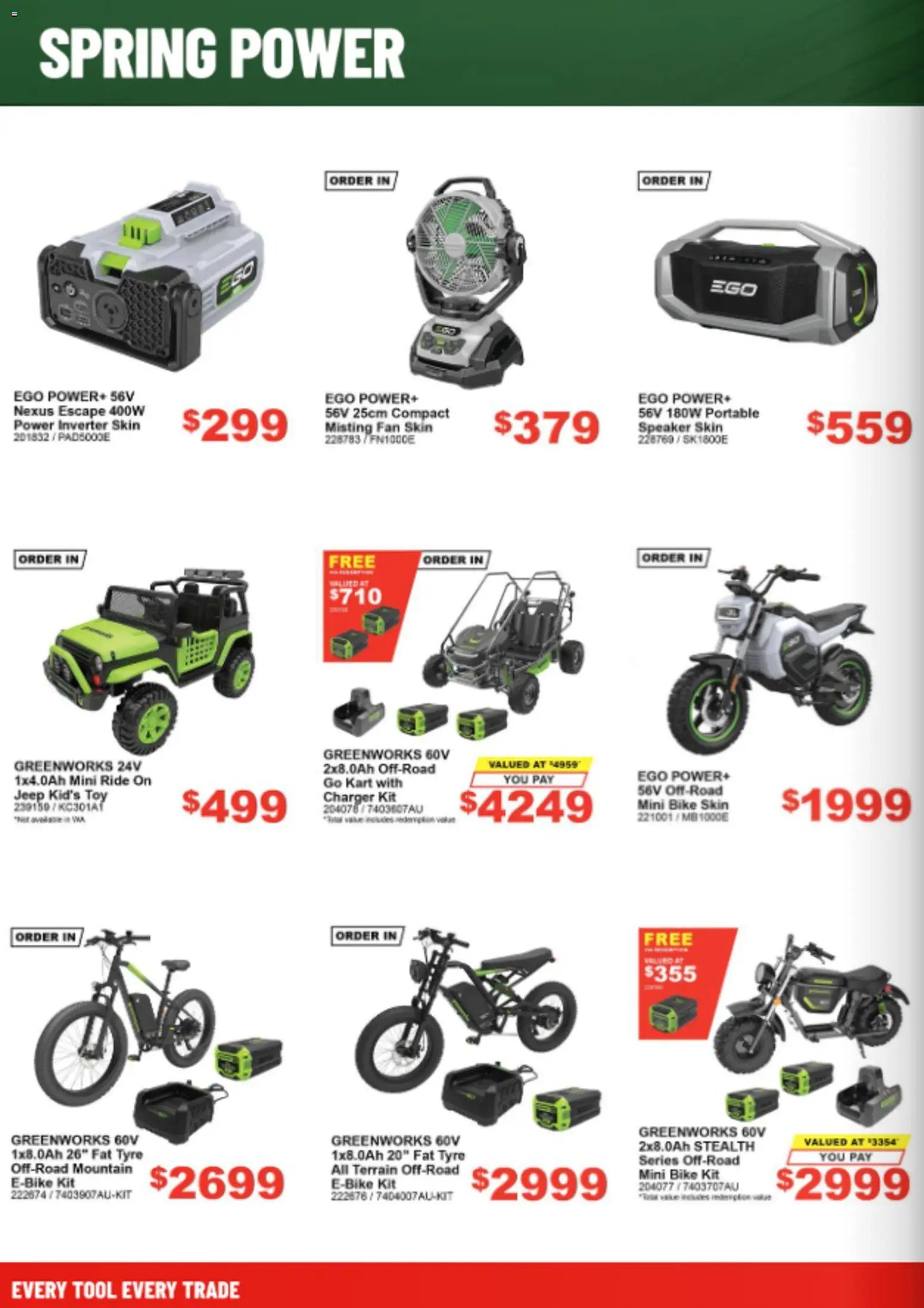 Total Tools catalogue from 01/10/2026 Total Tools catalogue