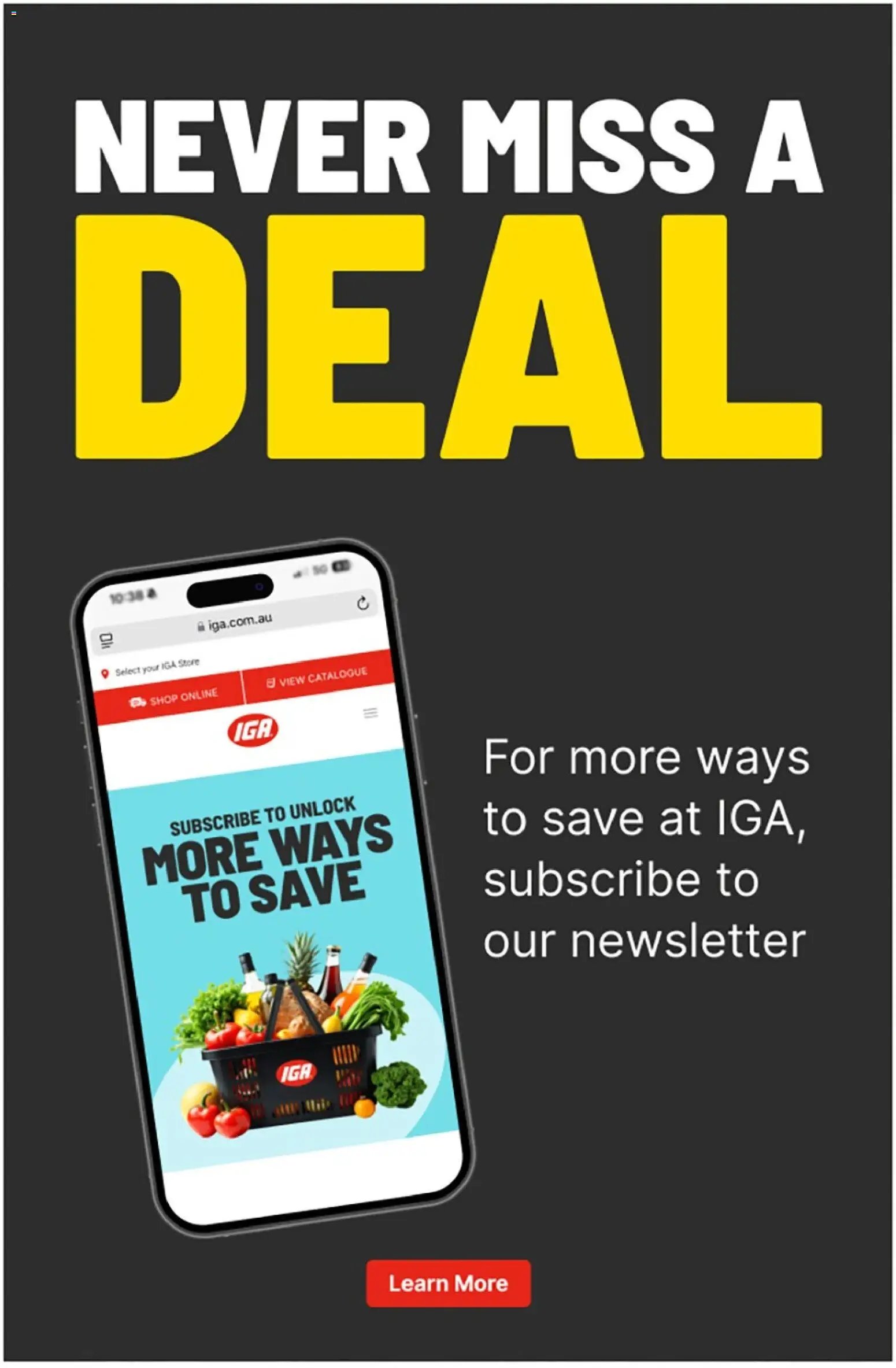 IGA catalogue from 05/08/2026 IGA catalogue NT