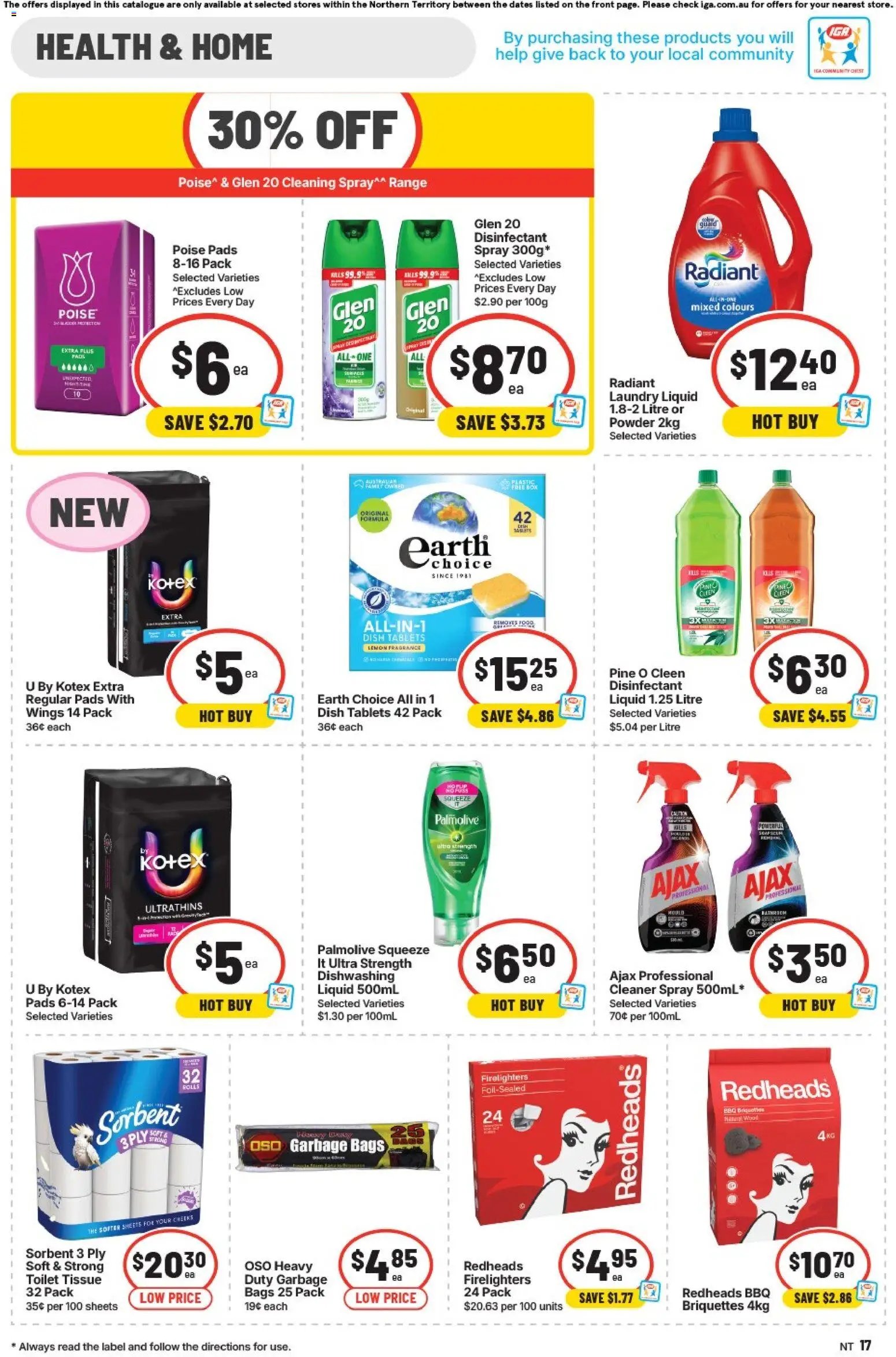 IGA catalogue from 05/08/2026 IGA catalogue NT