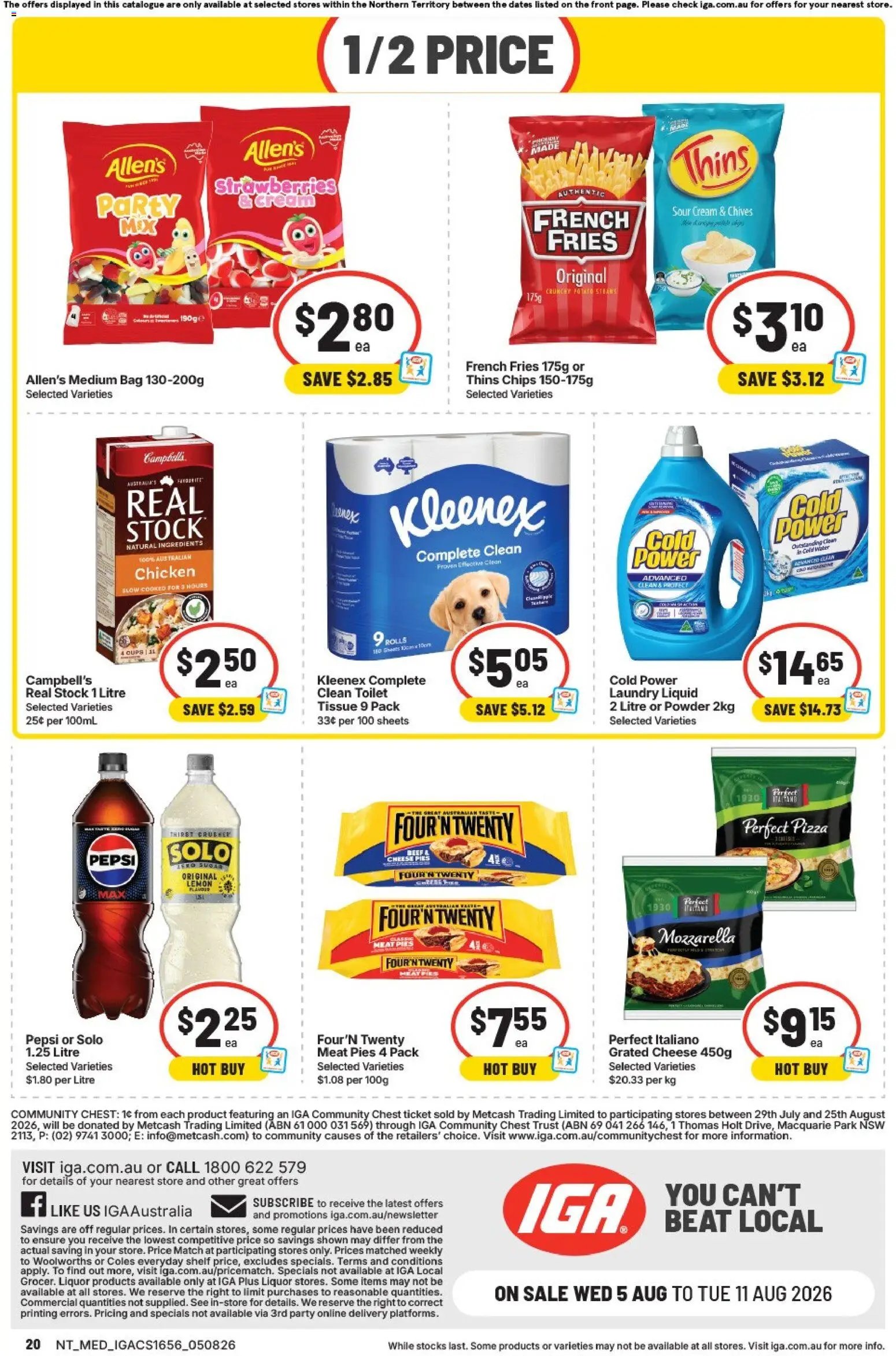 IGA catalogue from 05/08/2026 IGA catalogue NT