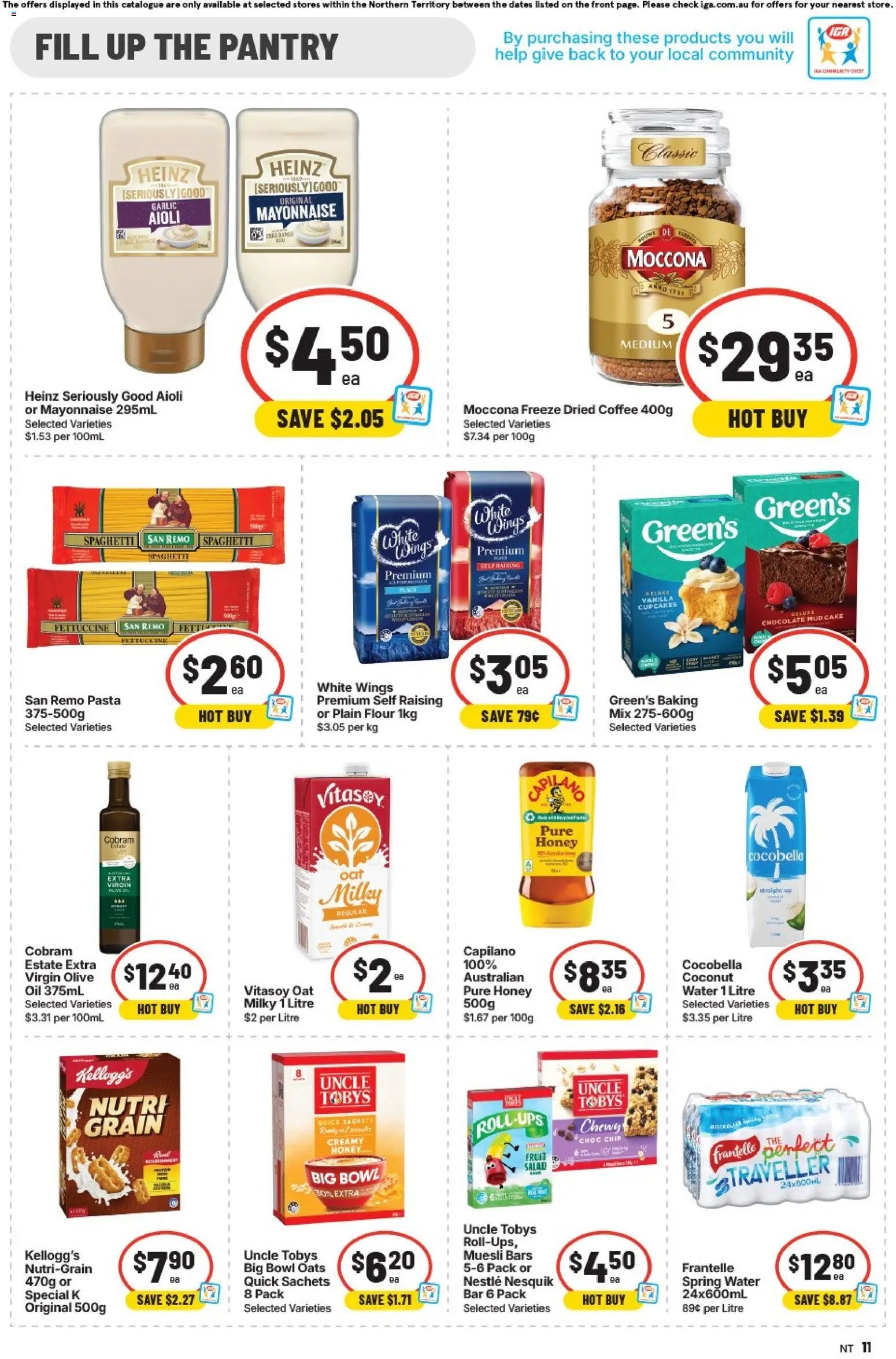 IGA catalogue from 05/08/2026 IGA catalogue NT