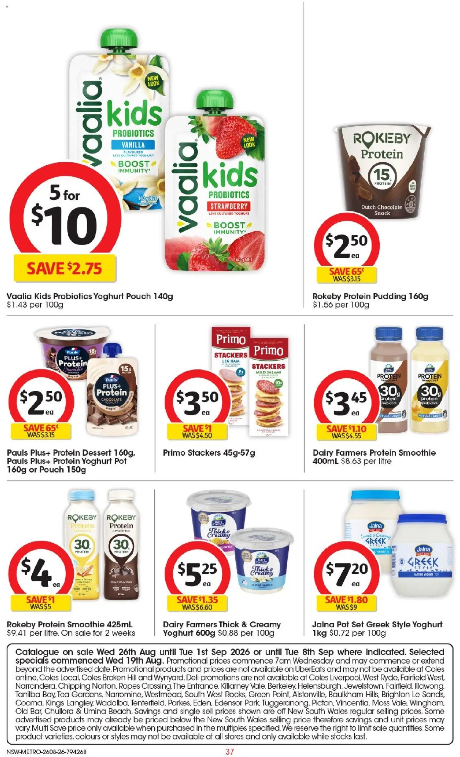 Coles catalogue from 26/08/2026 Coles catalogue NSW