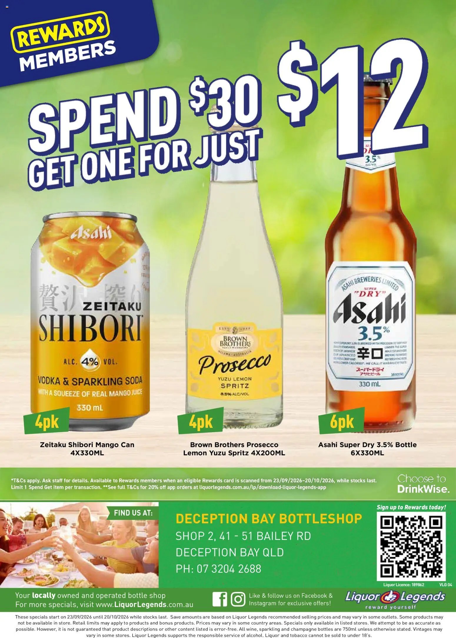 Liquor Legends catalogue from 23/09/2026 Liquor Legends catalogue Deception Bay