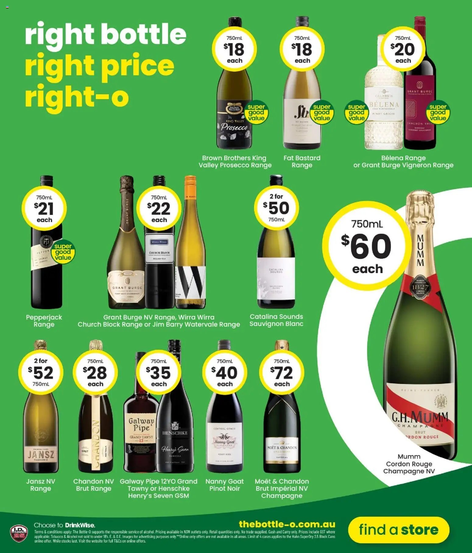 The Bottle-O catalogue from 06/07/2026 The Bottle-O catalogue ABBOTSBURY