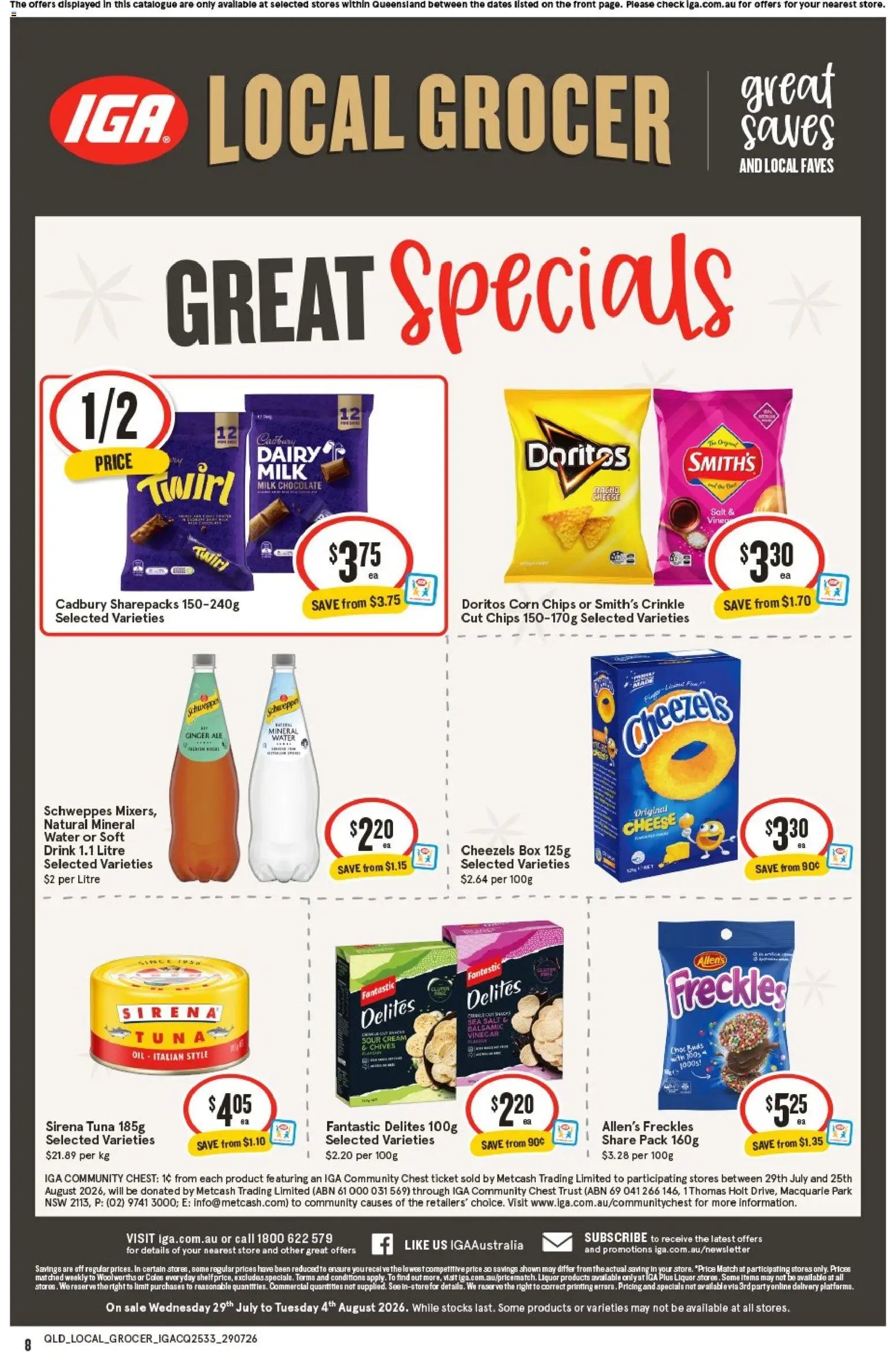 IGA catalogue from 29/07/2026 IGA Local Grocer QLD