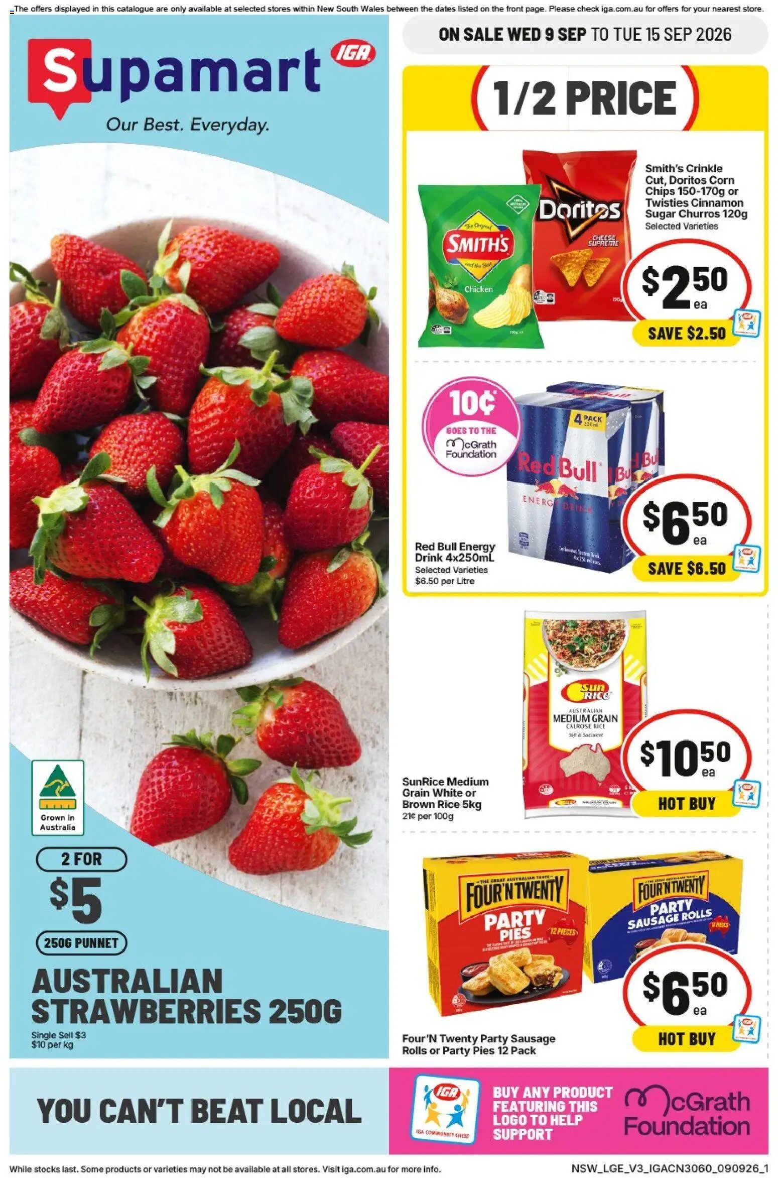 IGA catalogue from 09/09/2026 IGA catalogue Forest Lodge