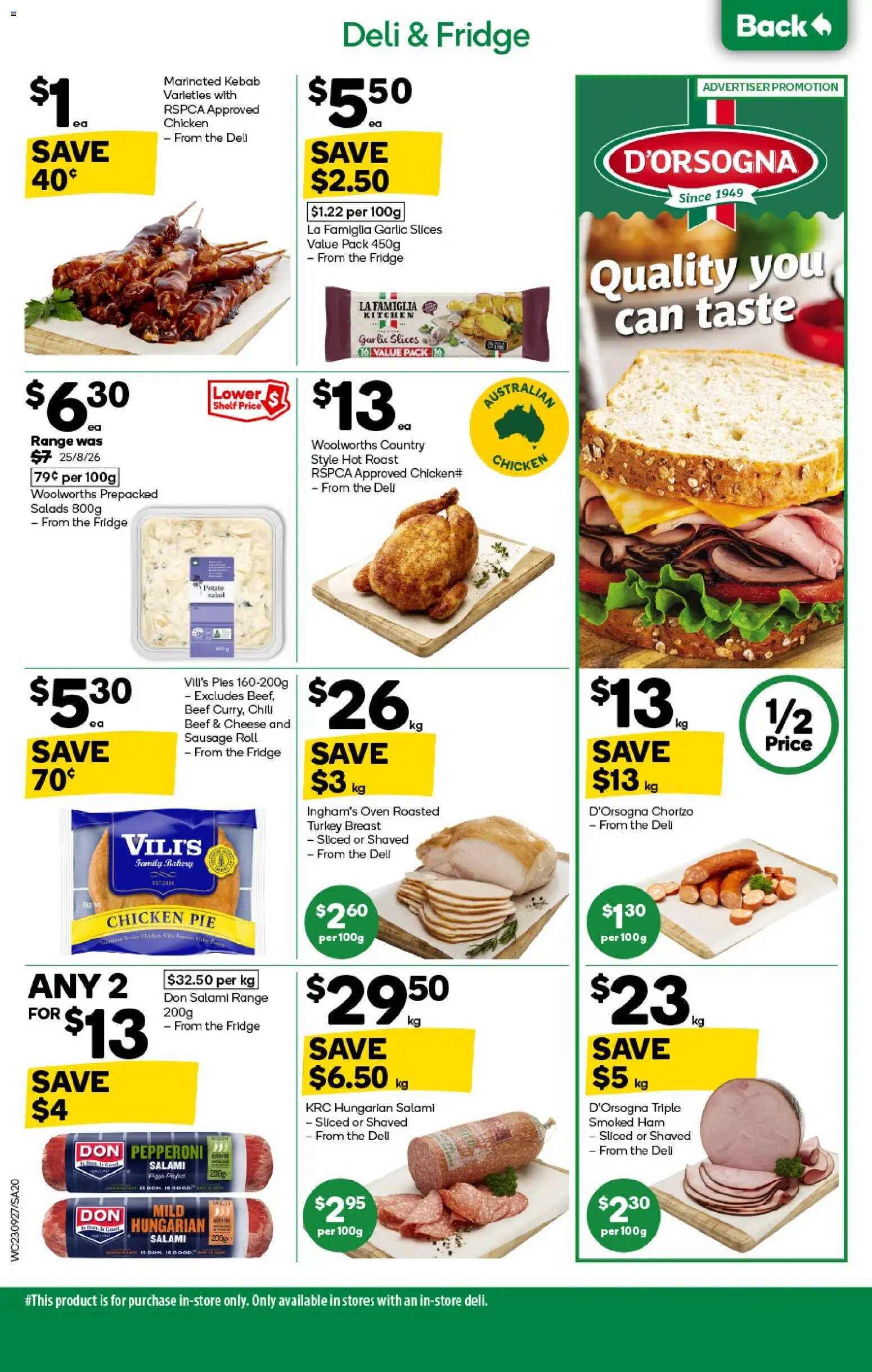 Woolworths catalogue from 23/09/2026 Woolworths catalogue SA
