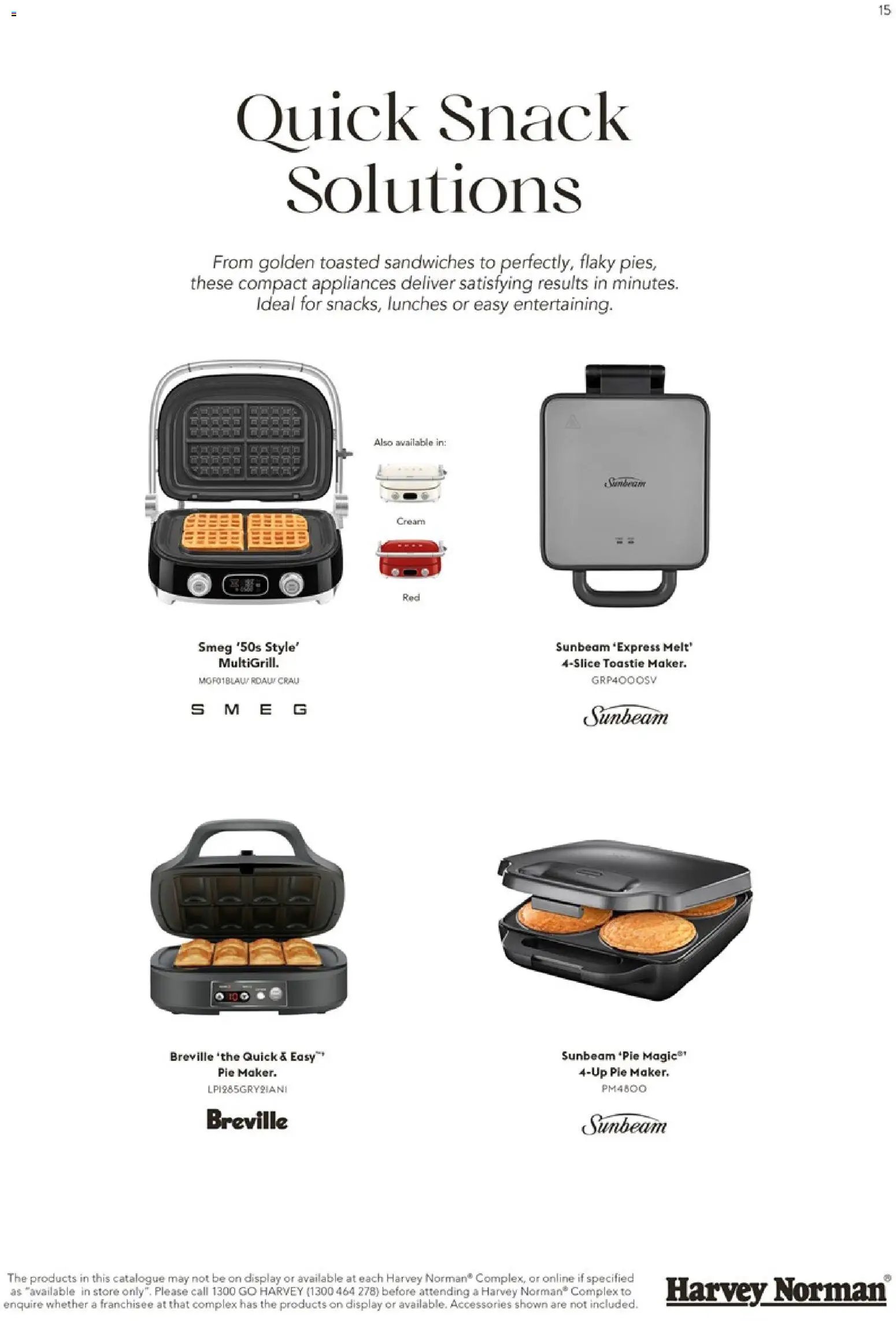 Harvey Norman catalogue from 09/07/2026 Harvey Norman Winter Warmers Food Prep